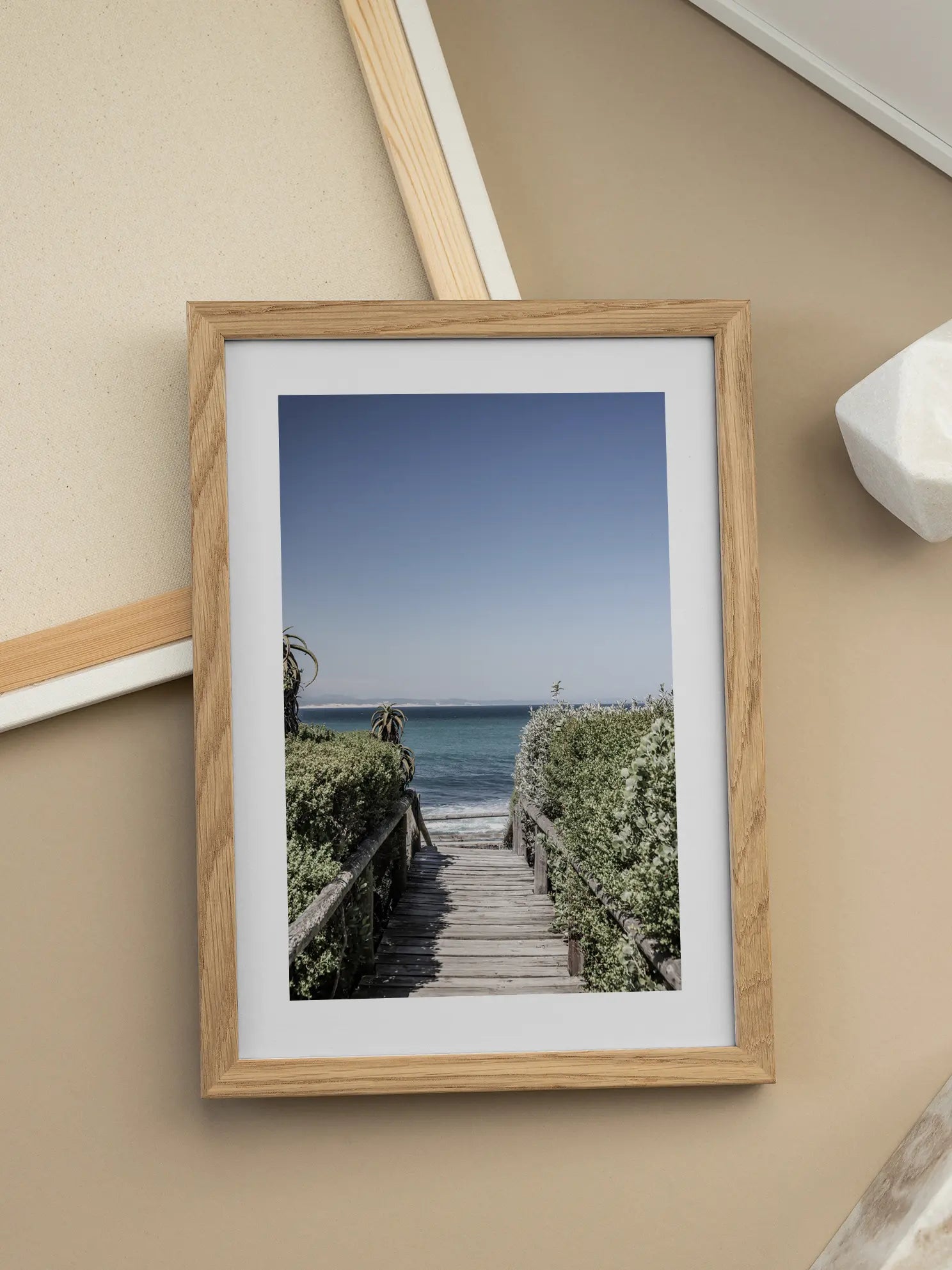 Sunny Bay Walk Poster