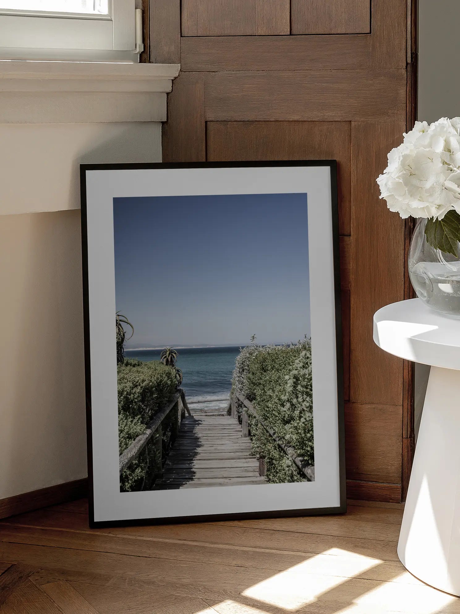 Sunny Bay Walk Poster