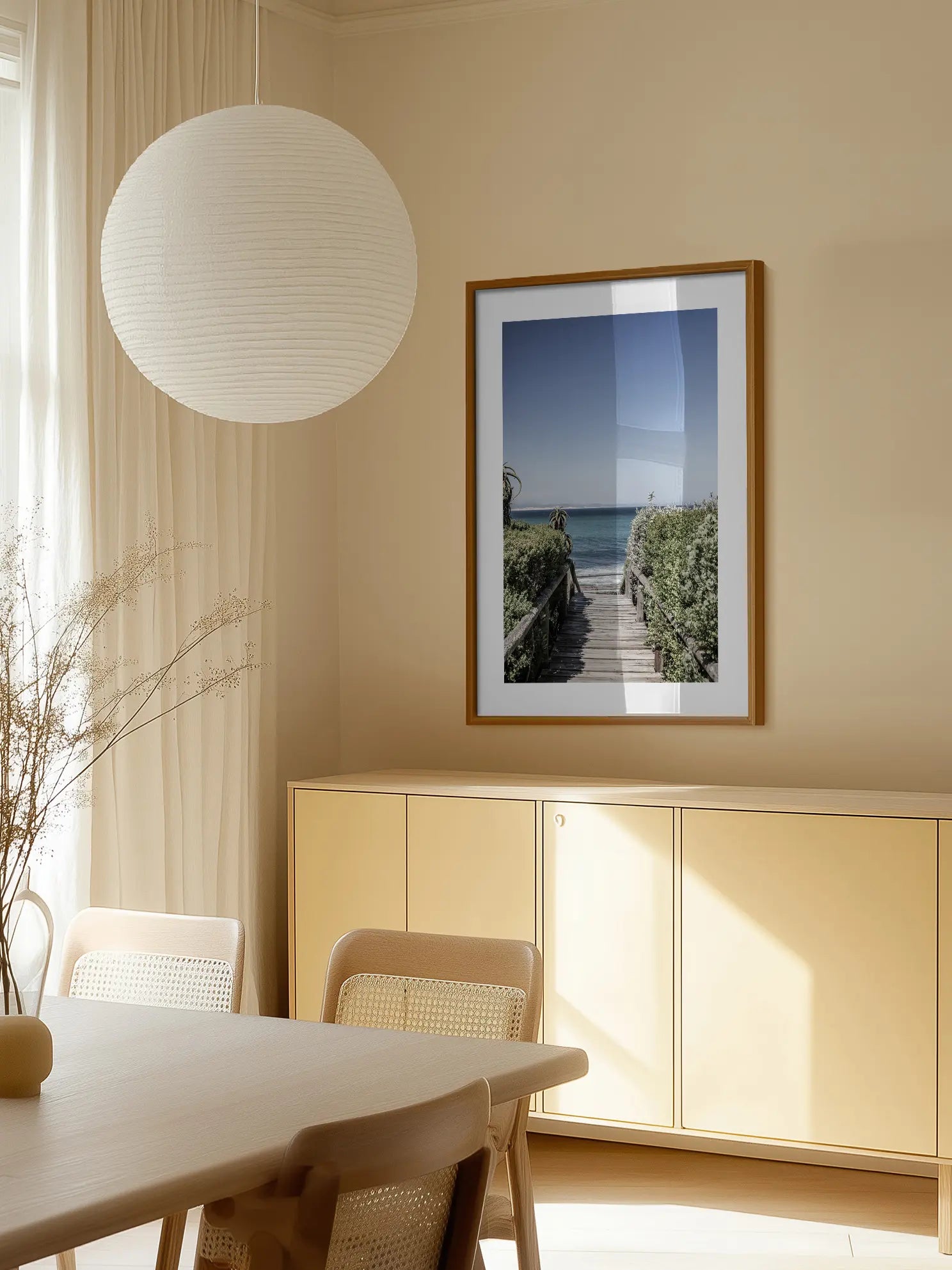 Sunny Bay Walk Poster