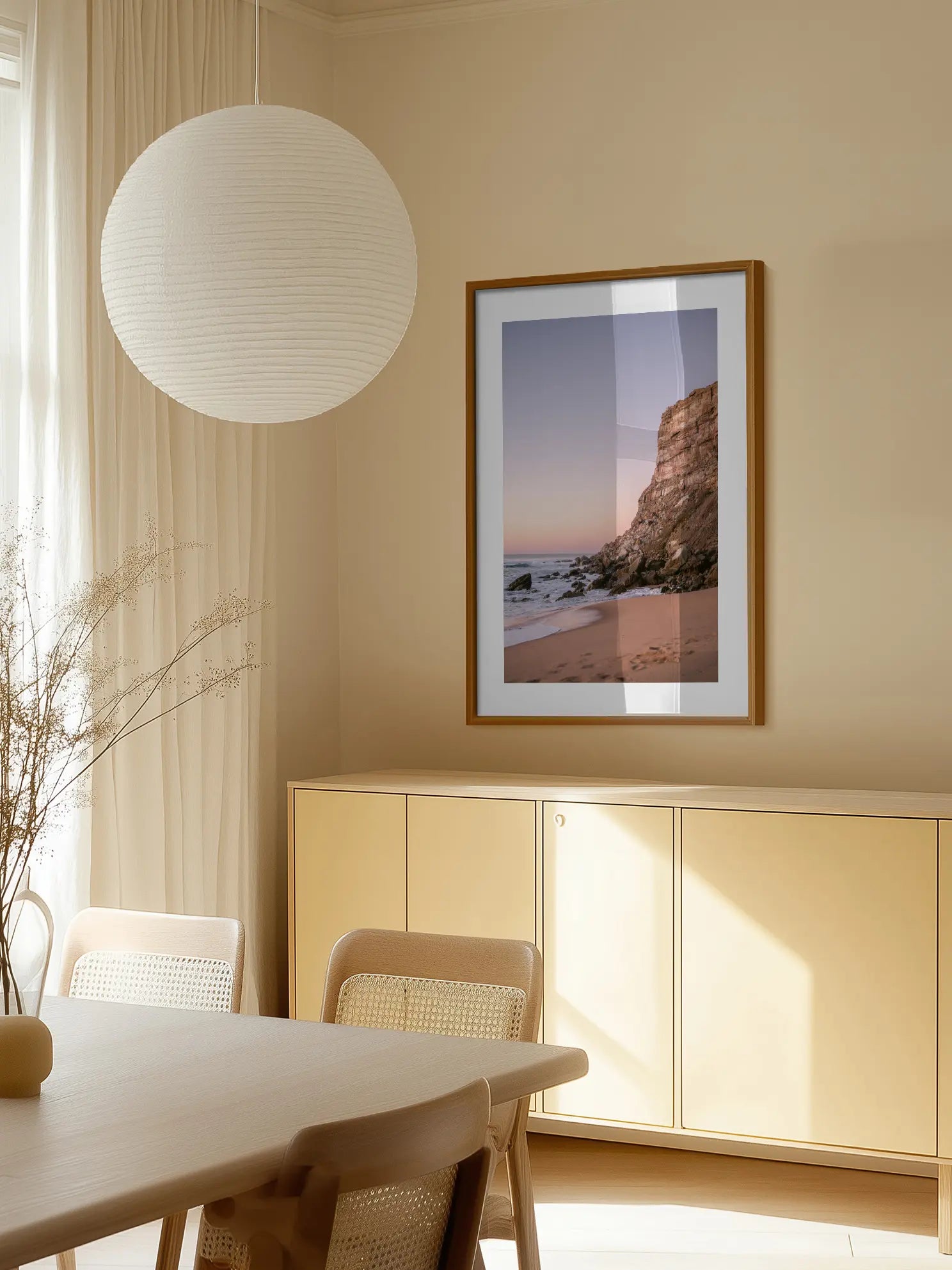 Sunset Beach View Poster