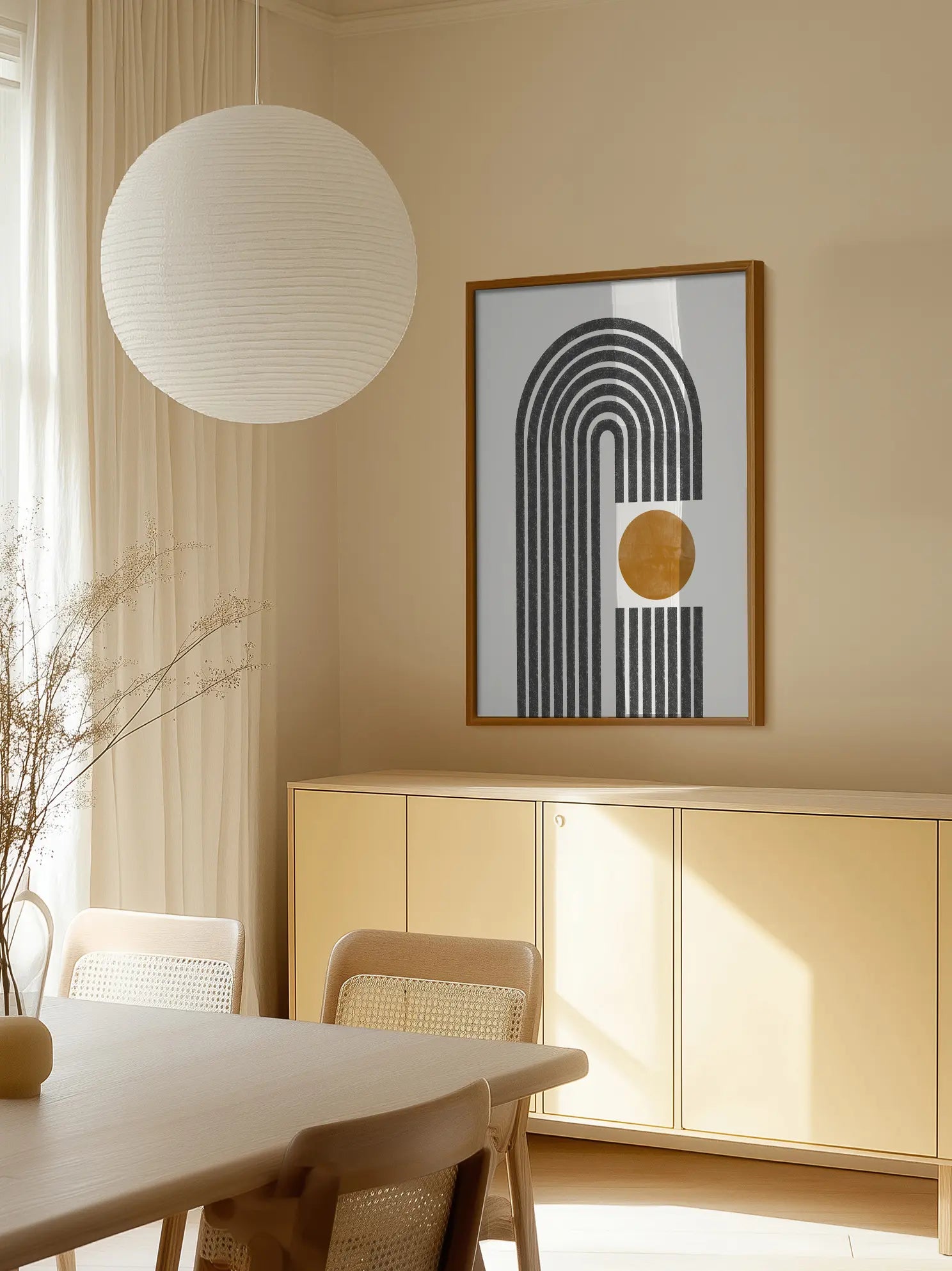 Sunset Curves Poster
