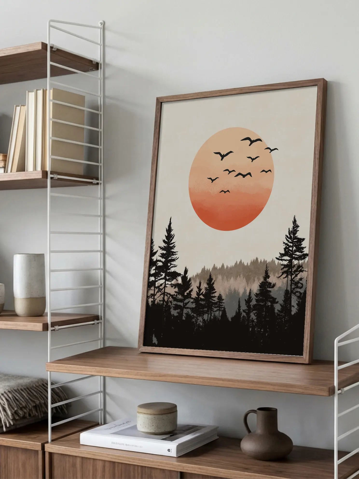 Sunset Flight Poster
