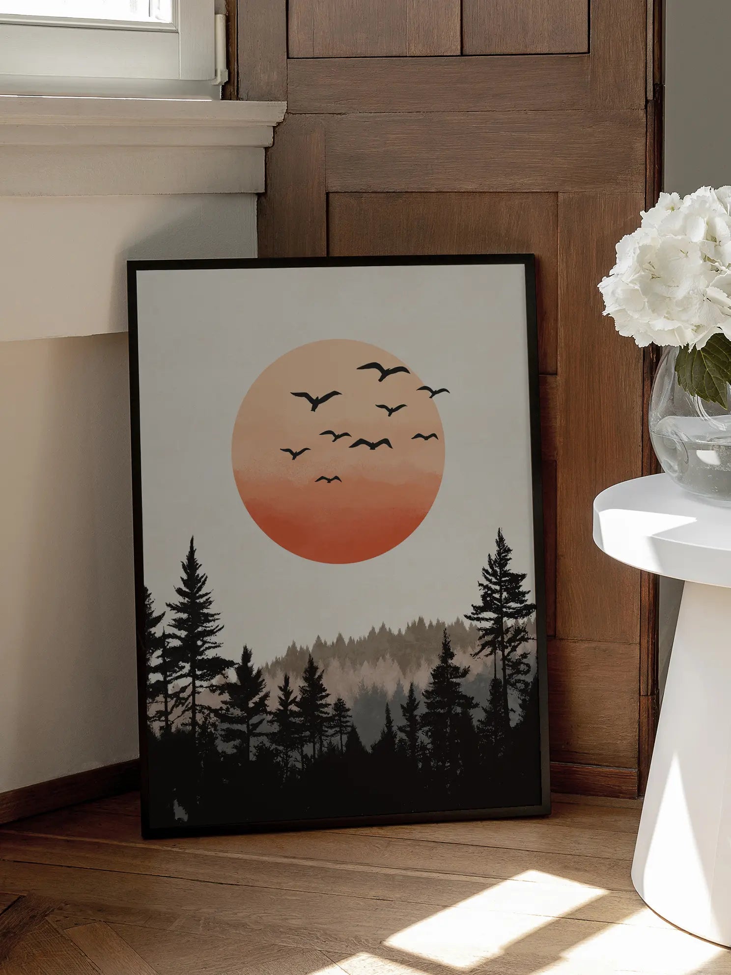 Sunset Flight Poster