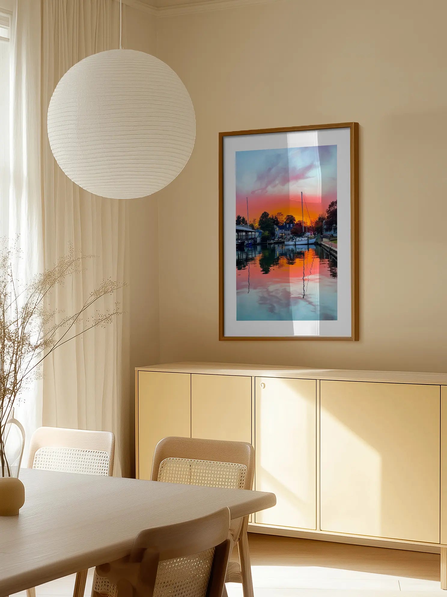 Sunset Harbor Poster