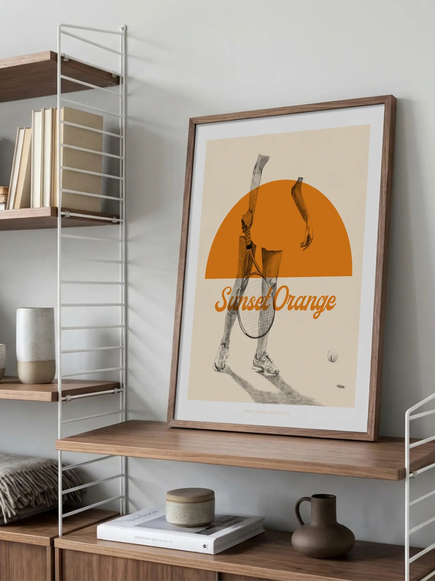 Sunset Orange Poster
