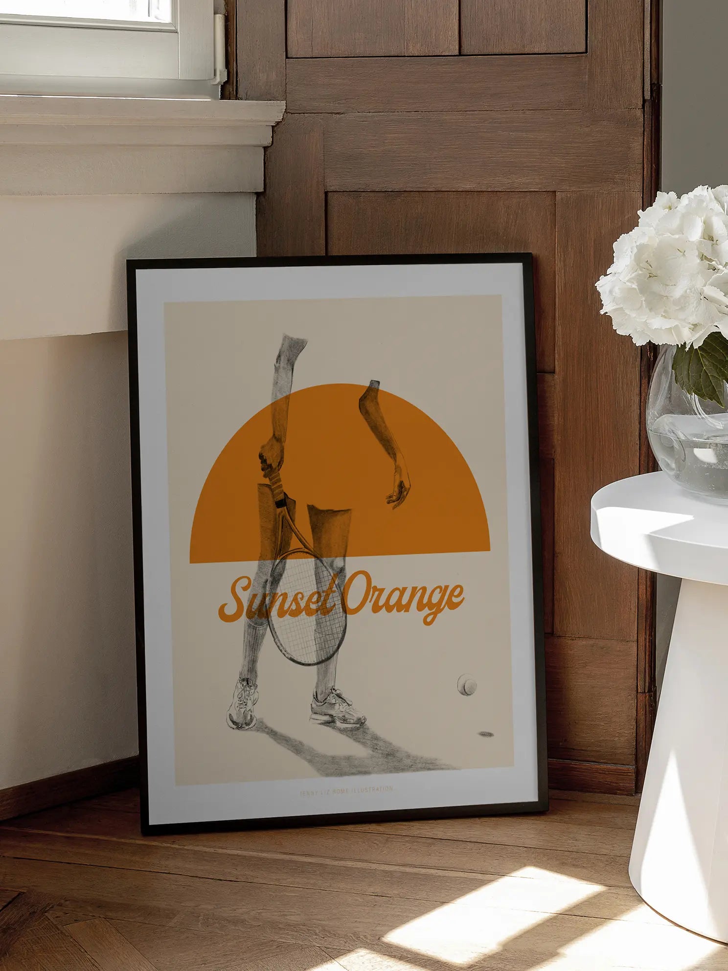 Sunset Orange Poster