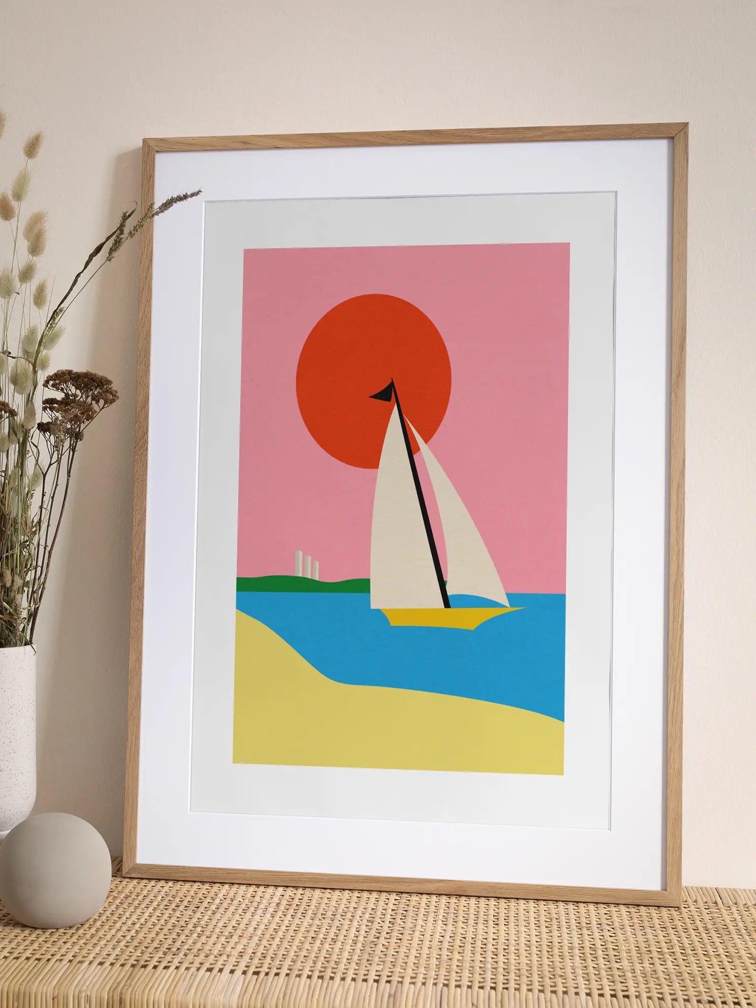 Sunset Sail Poster