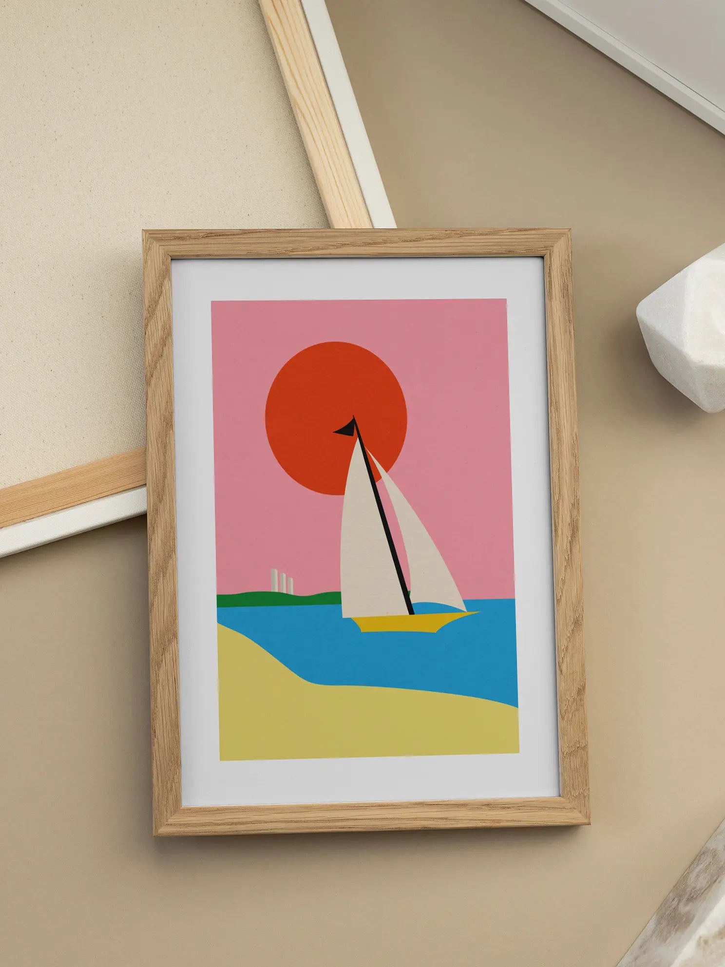 Sunset Sail Poster