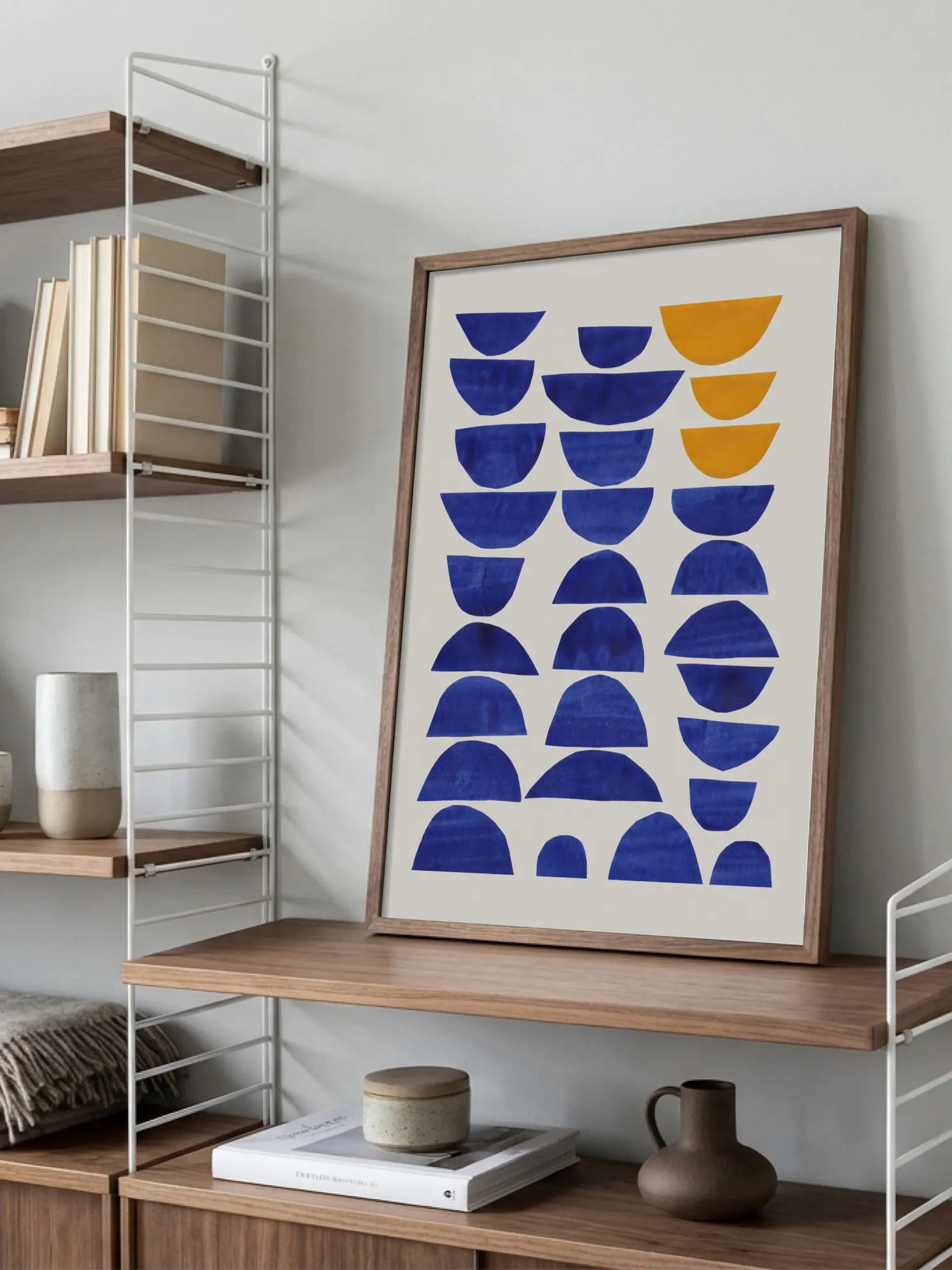 Sunset Waves Poster