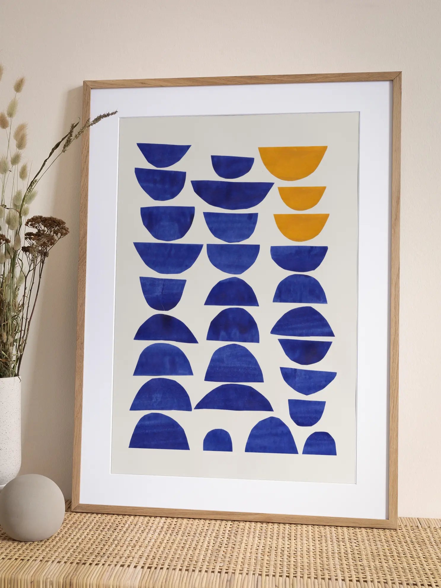 Sunset Waves Poster