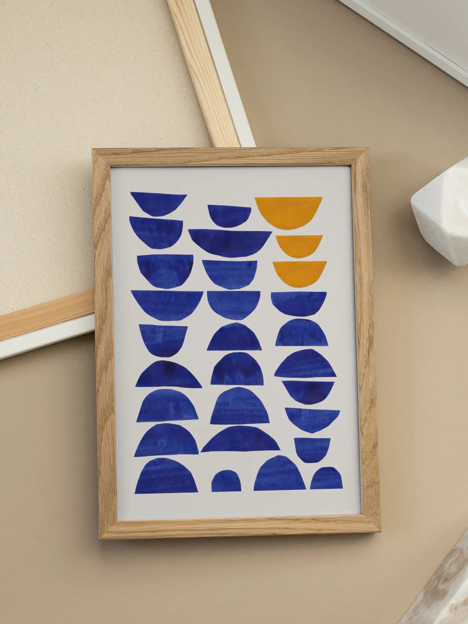 Sunset Waves Poster