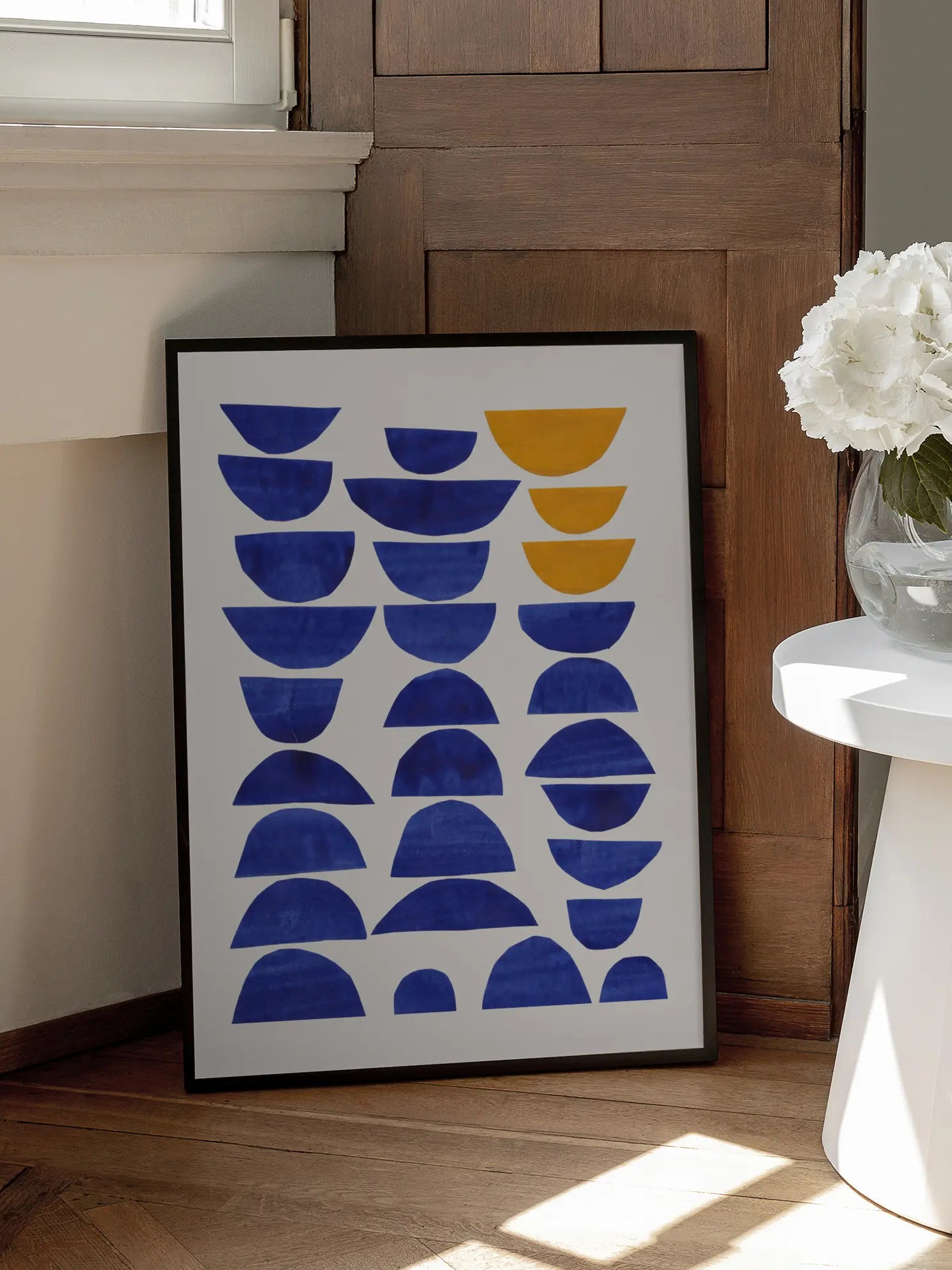 Sunset Waves Poster
