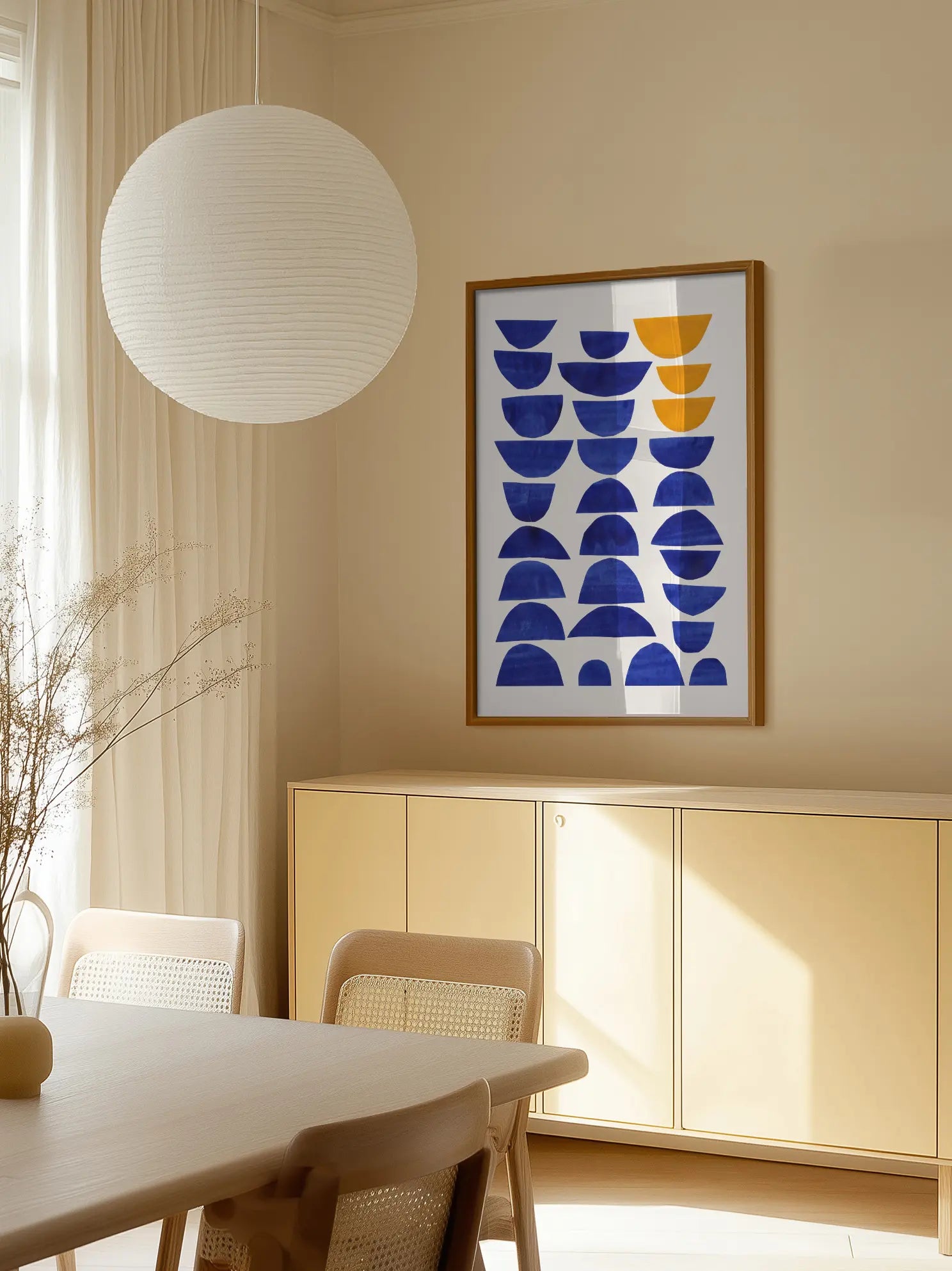 Sunset Waves Poster