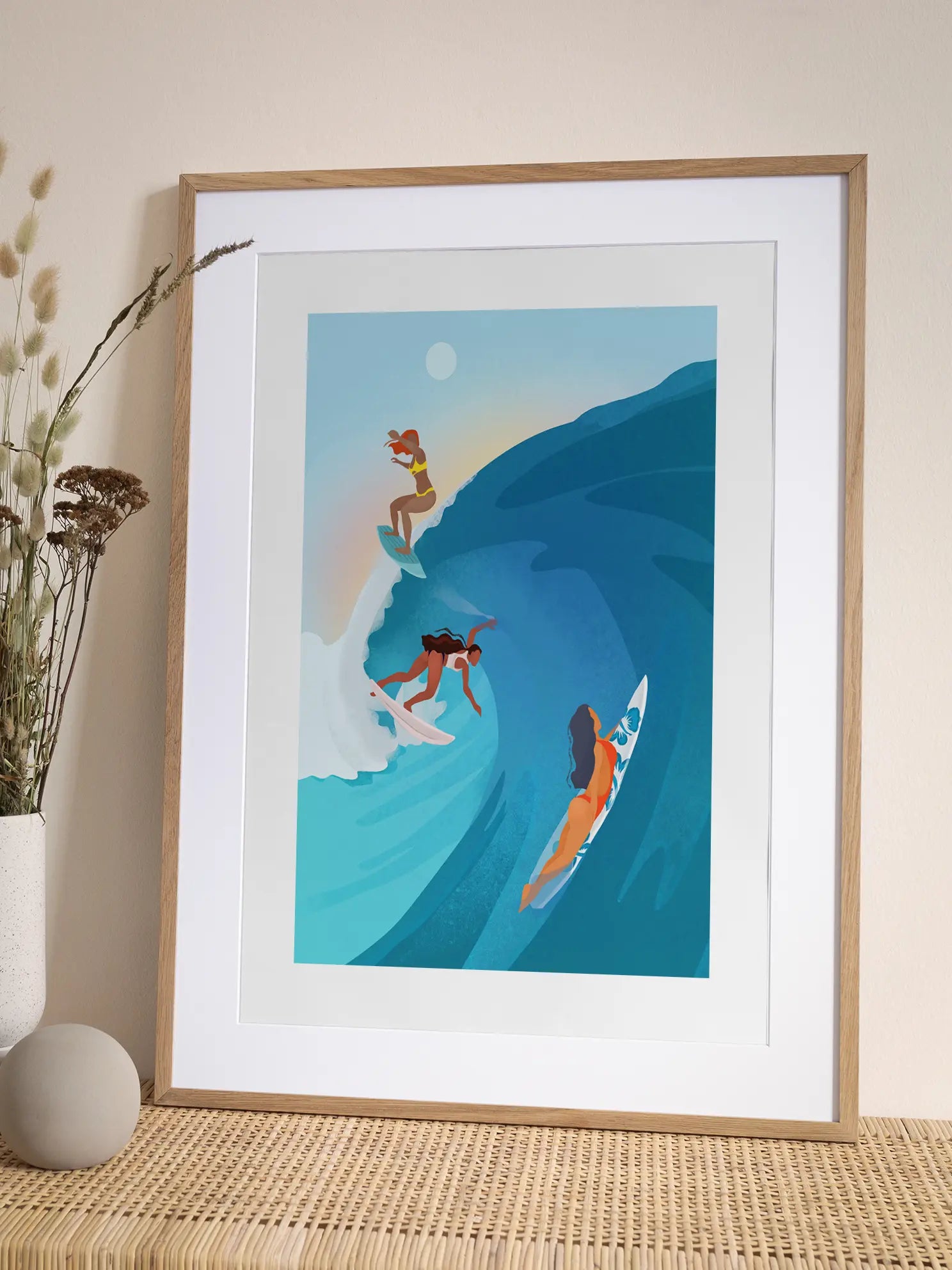 Surf Sisters Poster