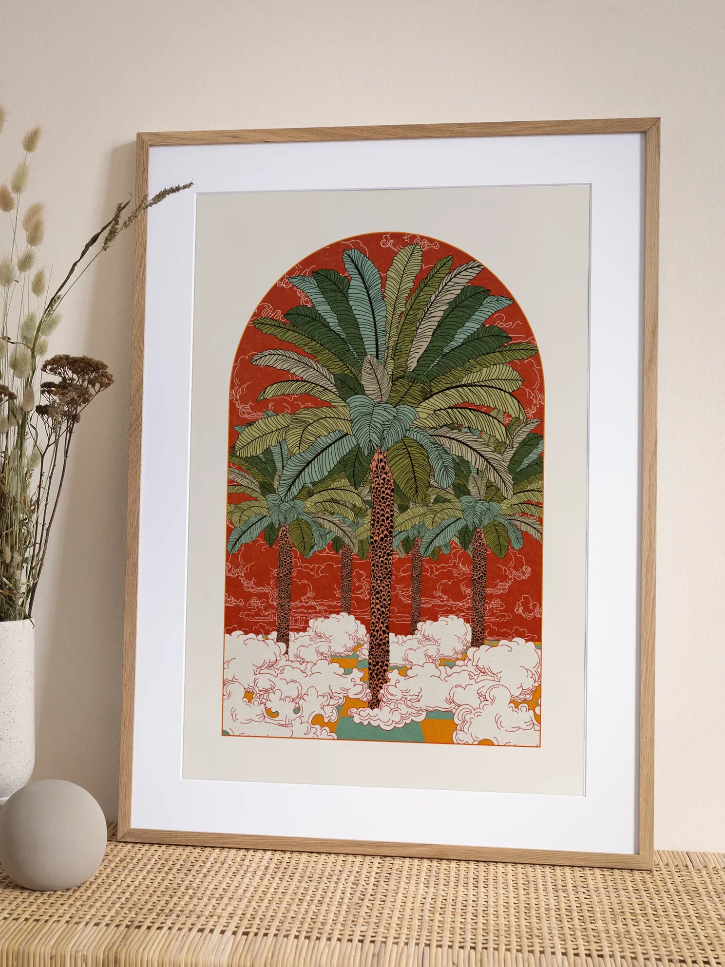 Surreal Palms Poster