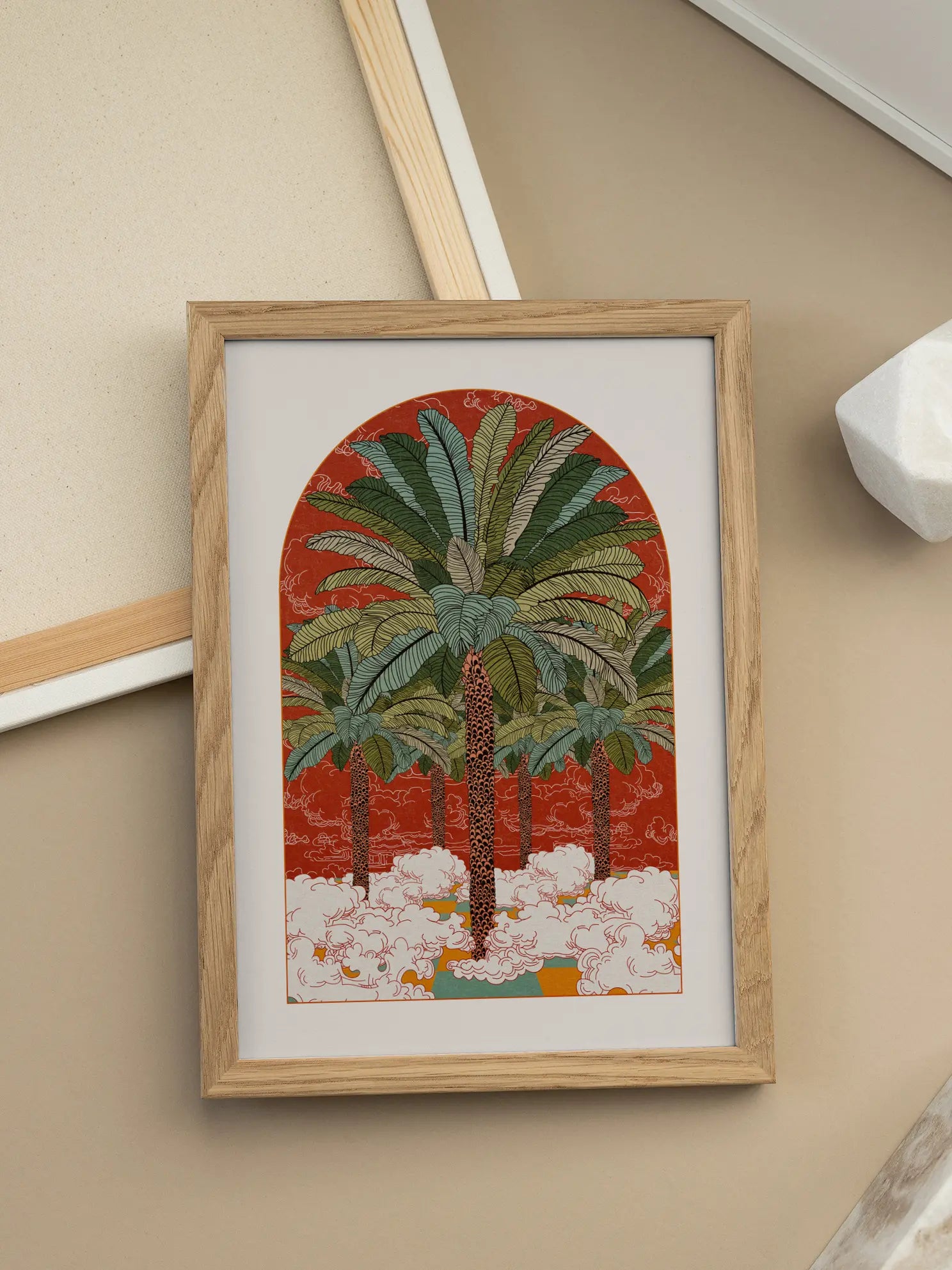 Surreal Palms Poster