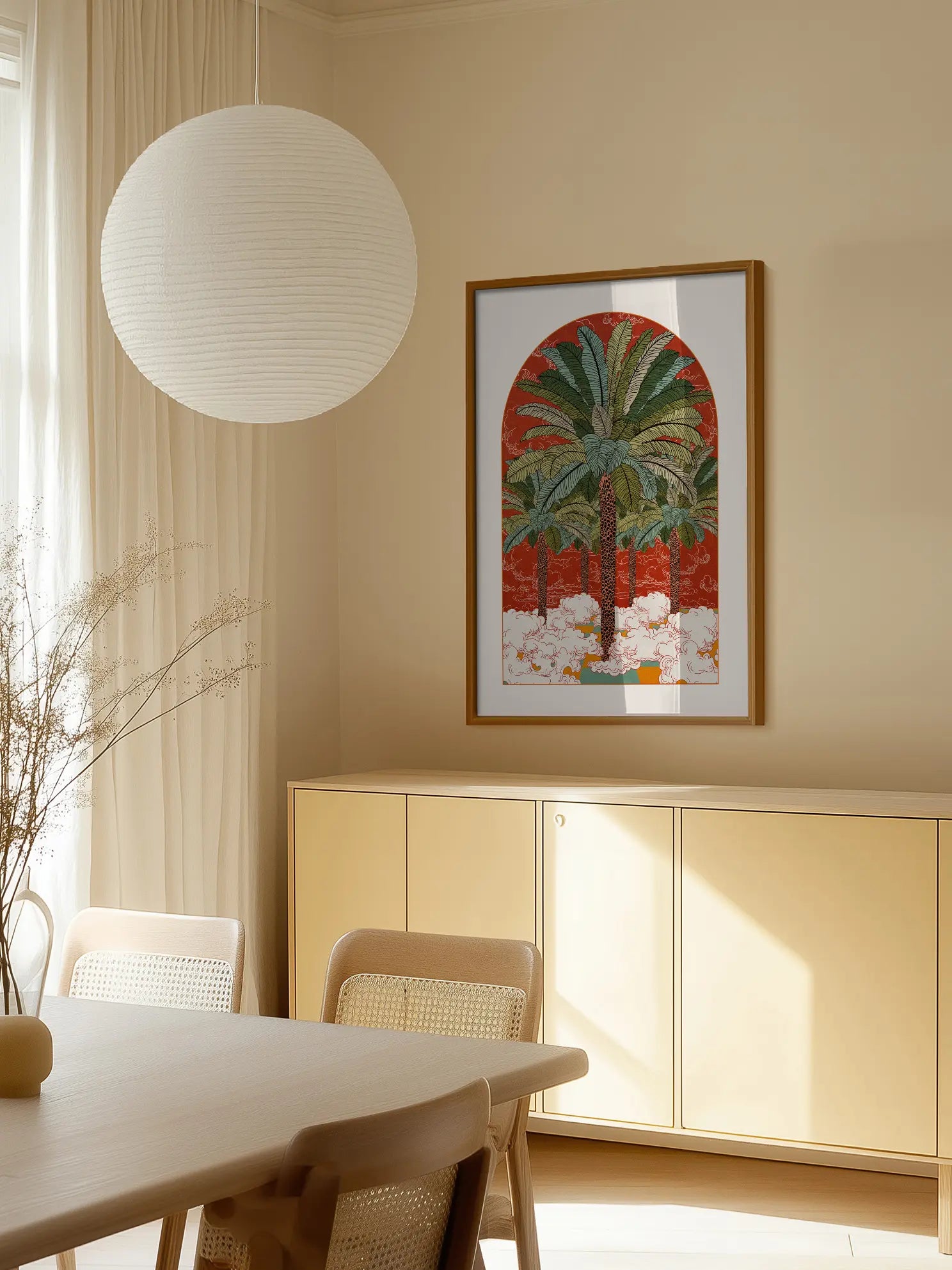 Surreal Palms Poster
