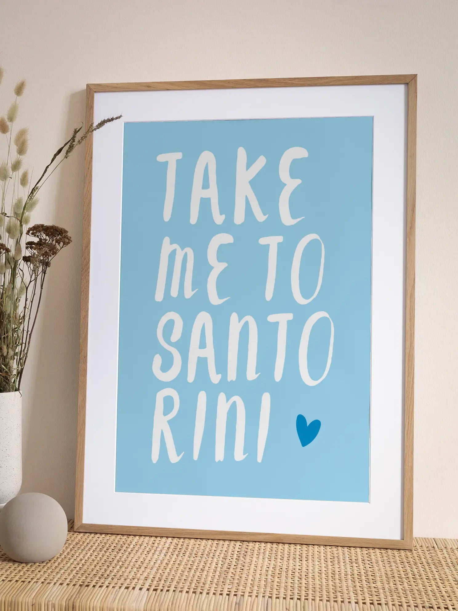 Take Me to Santorini Poster