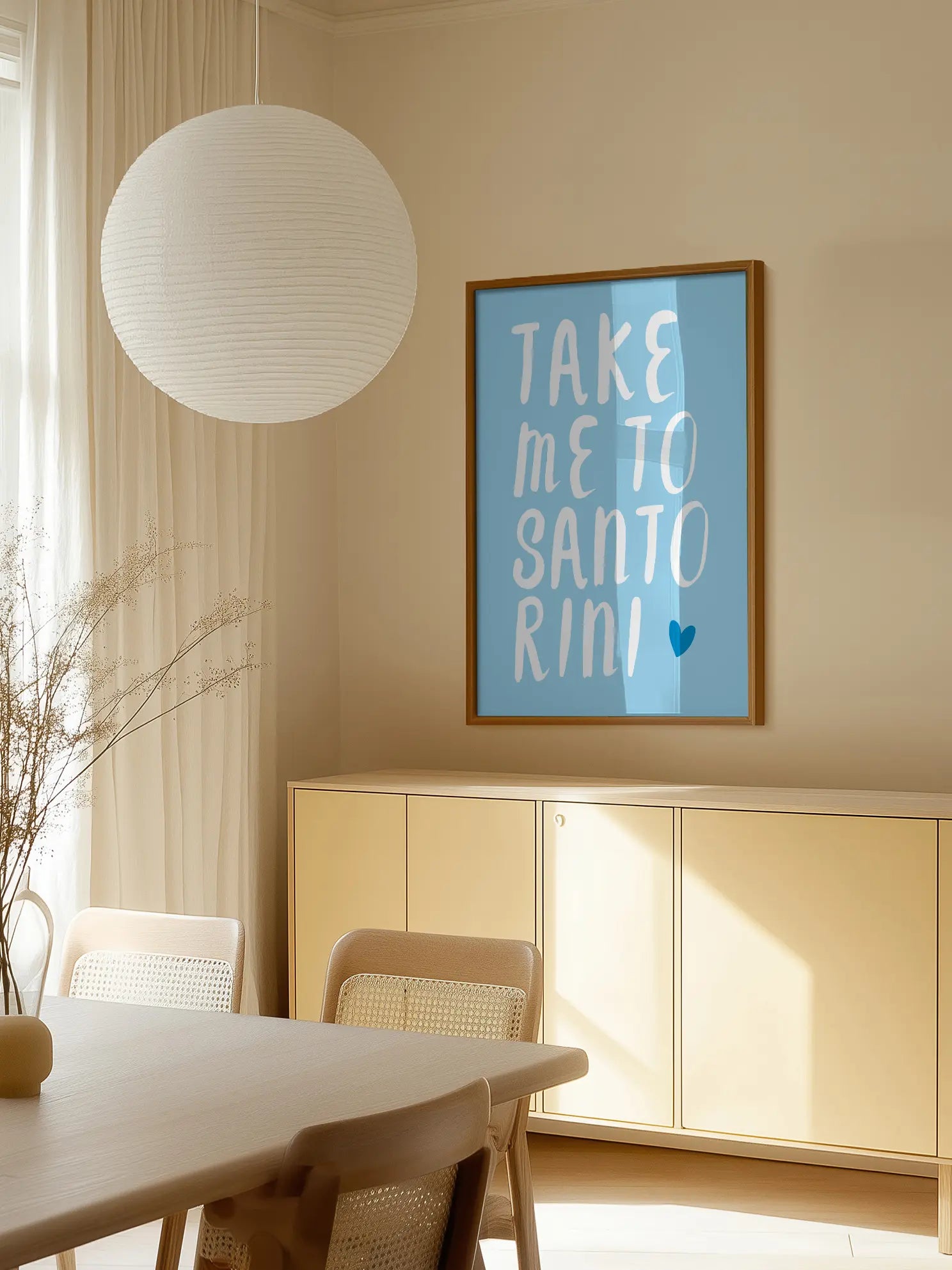 Take Me to Santorini Poster