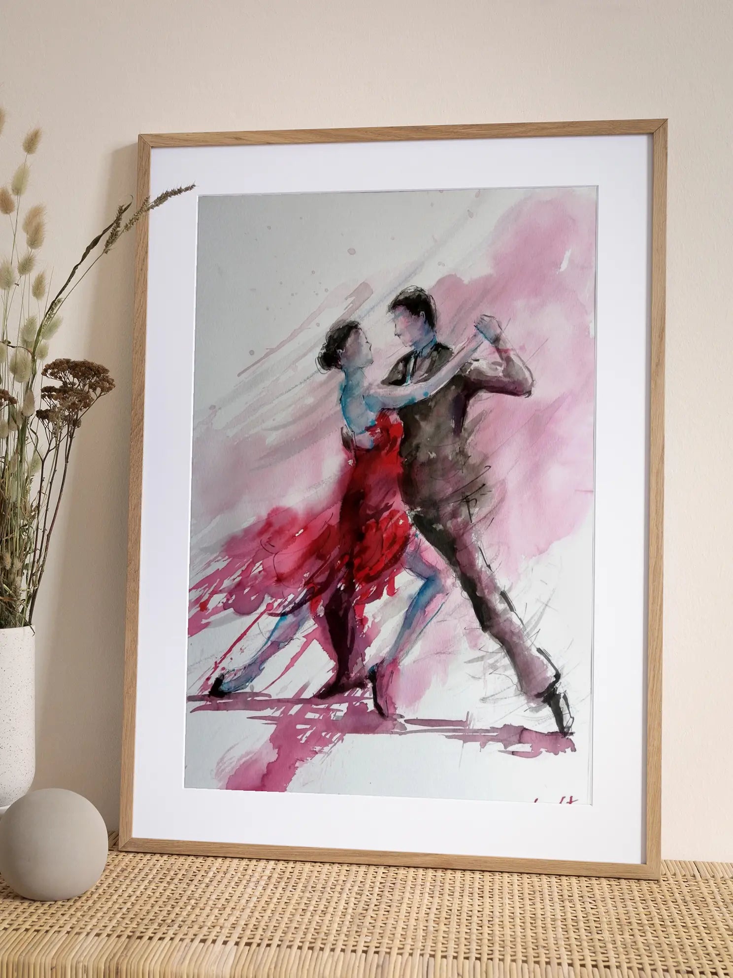 Tango Dancers Poster