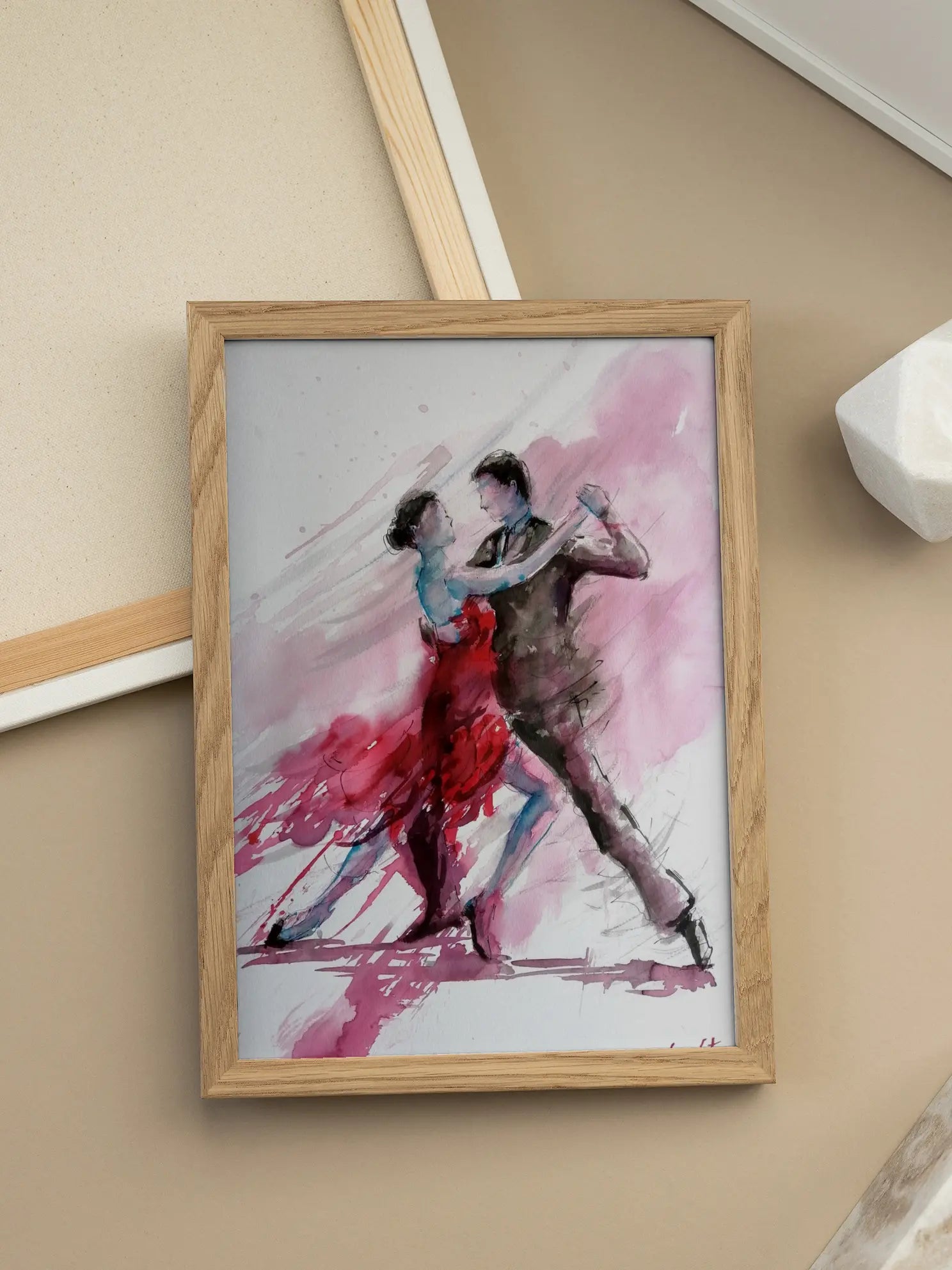 Tango Dancers Poster