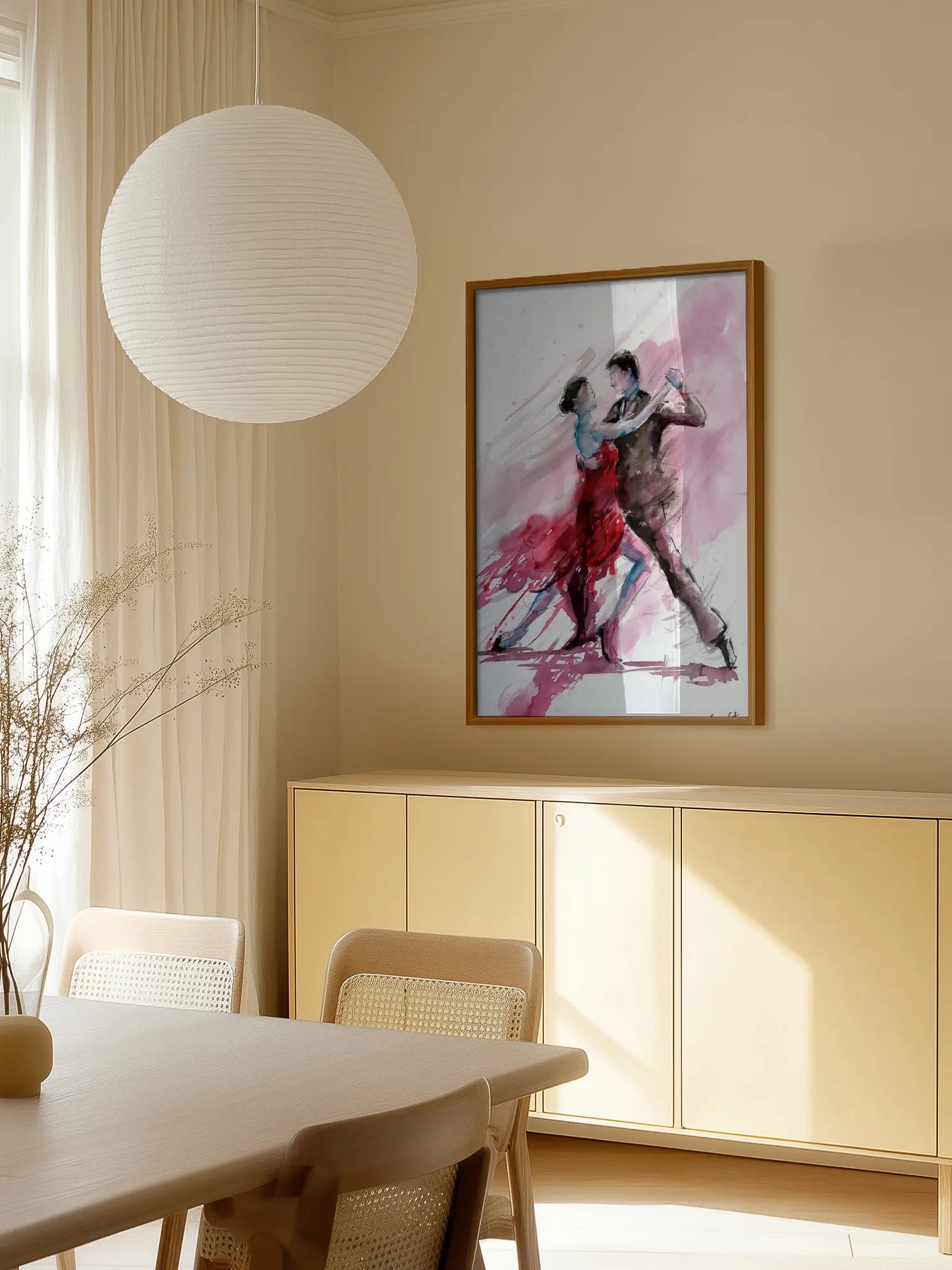 Tango Dancers Poster