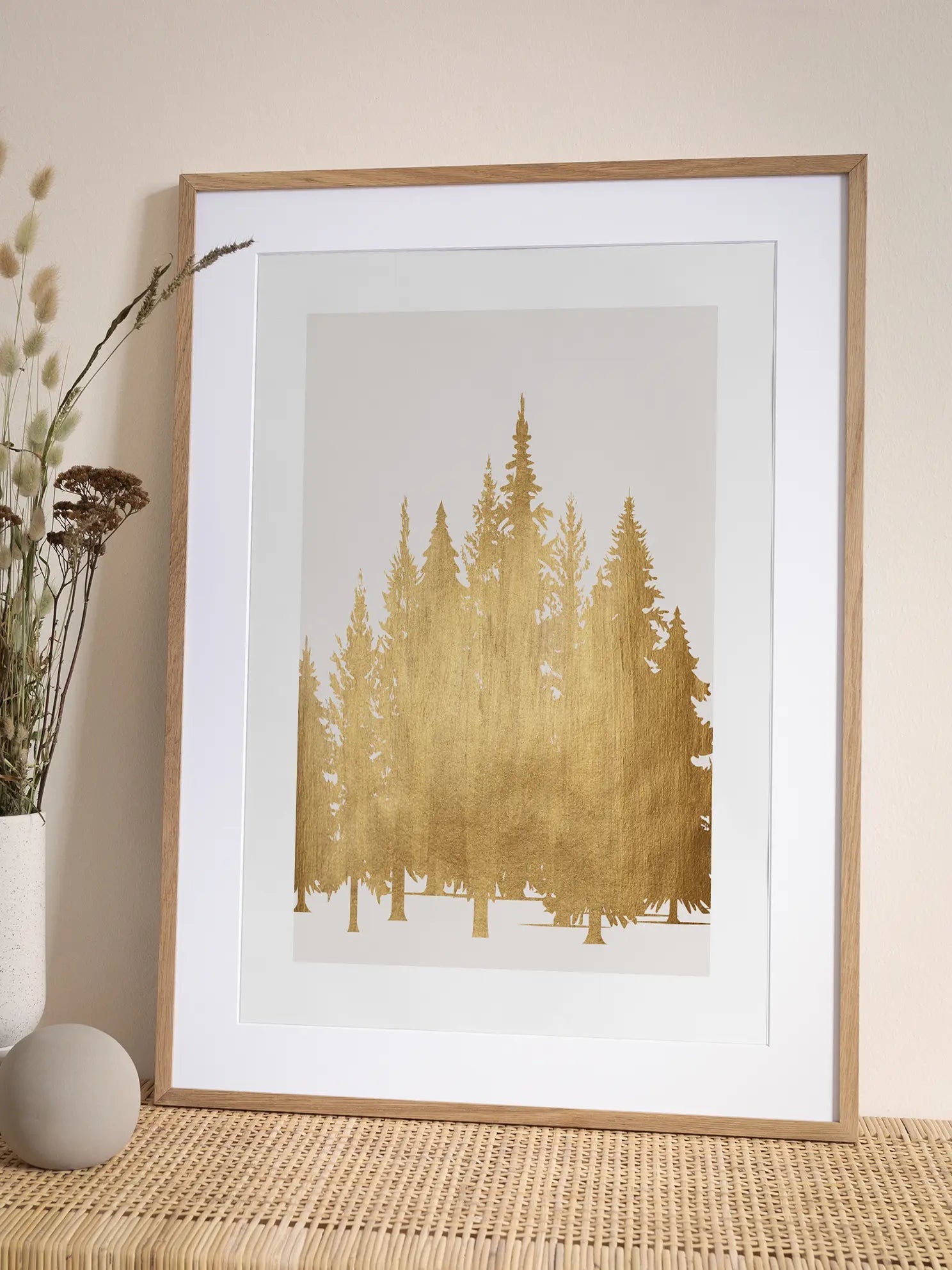 Tannenwald Gold Poster