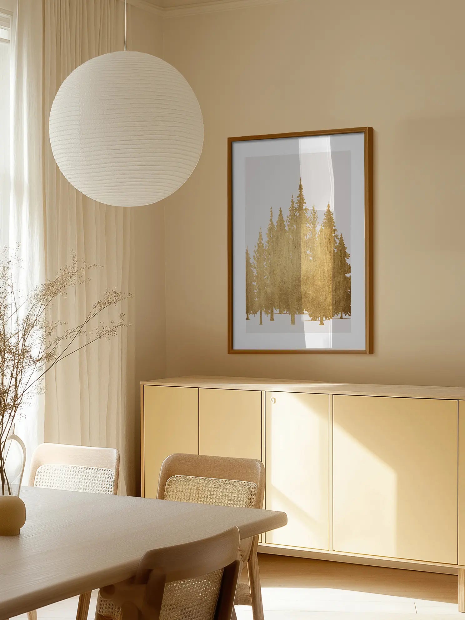 Tannenwald Gold Poster