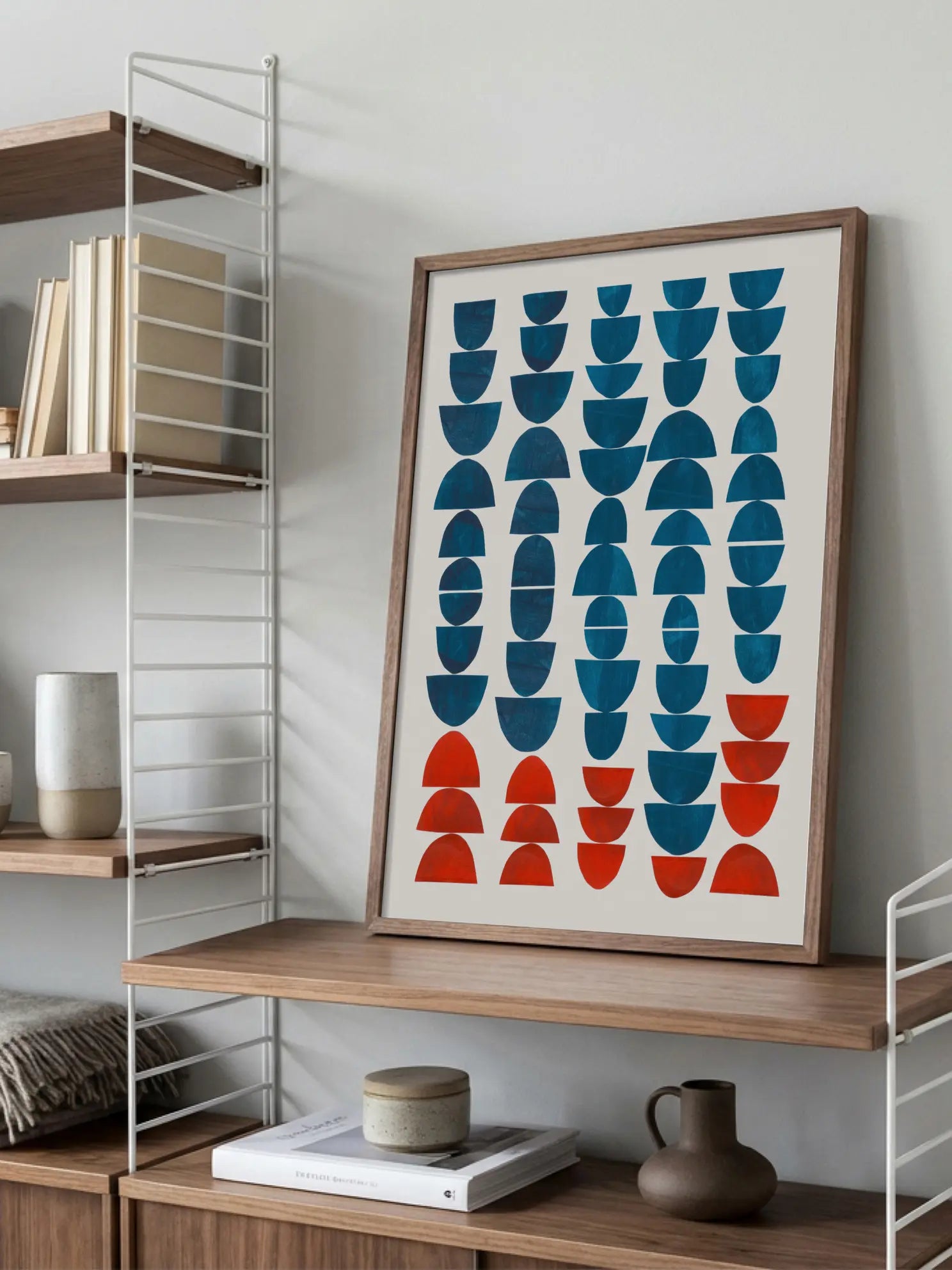 Teal Mango Poster