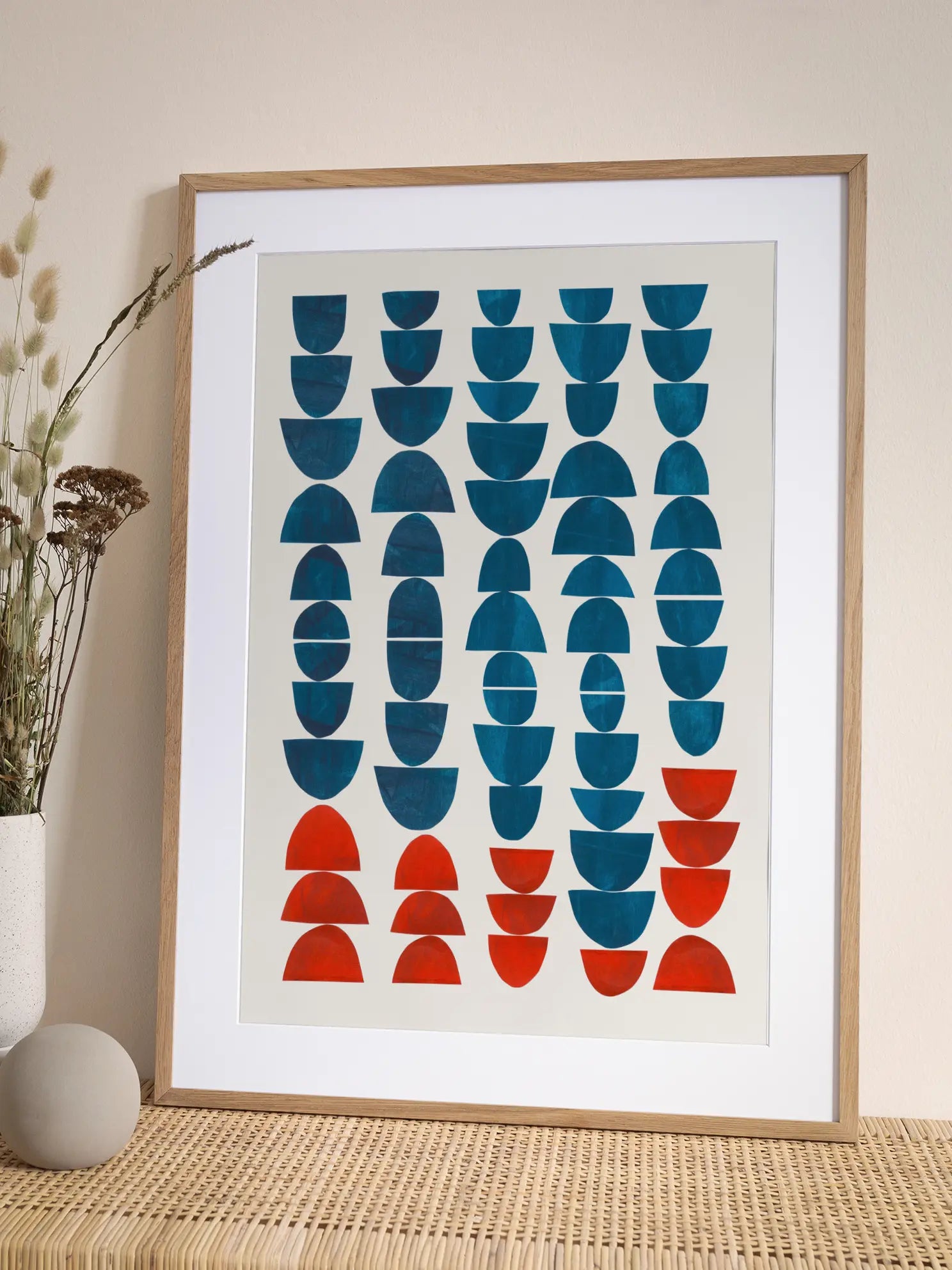 Teal Mango Poster