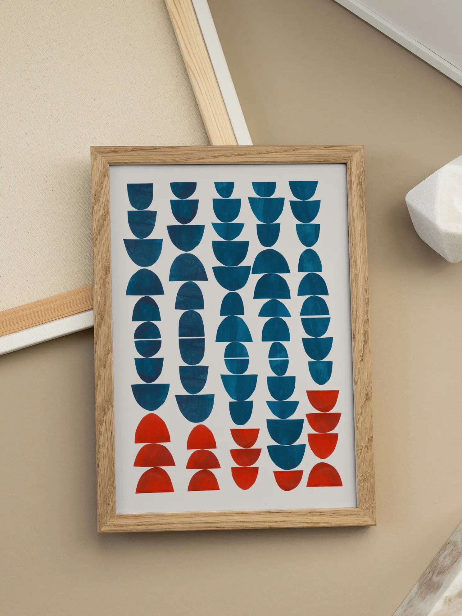 Teal Mango Poster