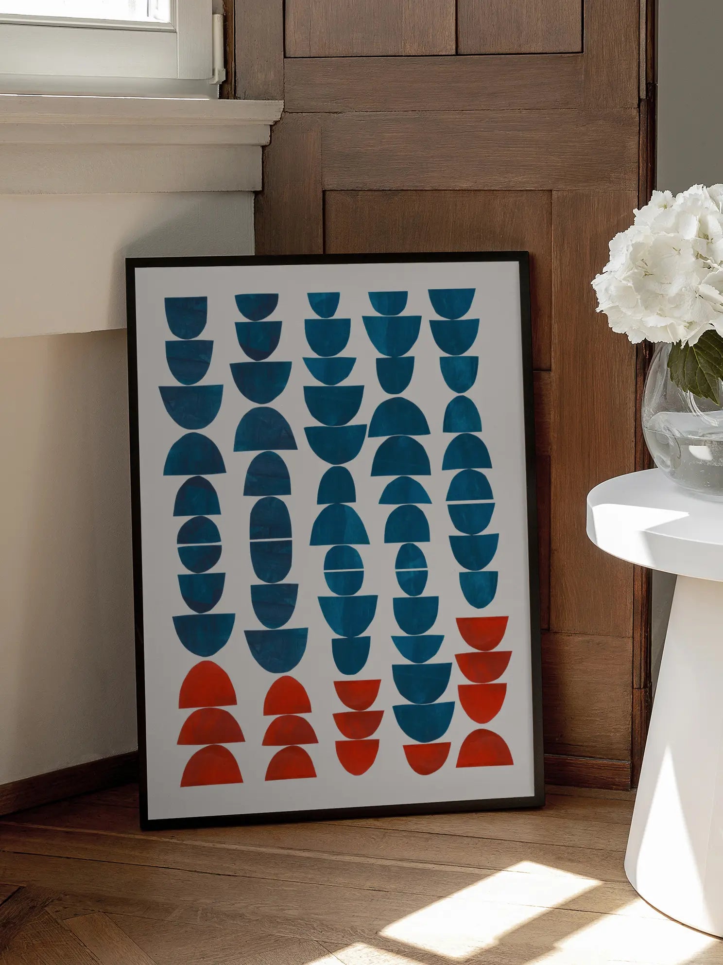 Teal Mango Poster