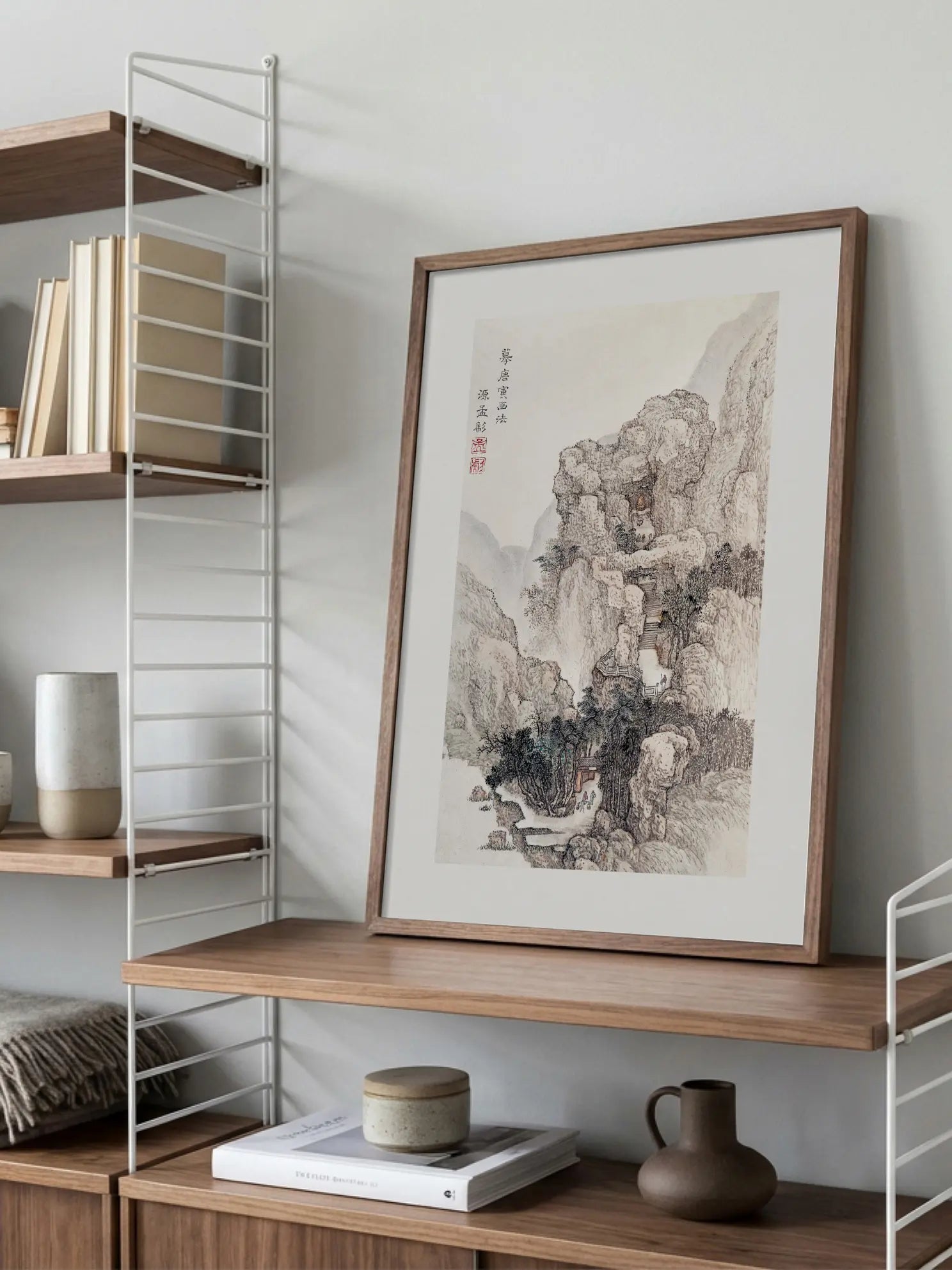 Temple in the Mountains Poster