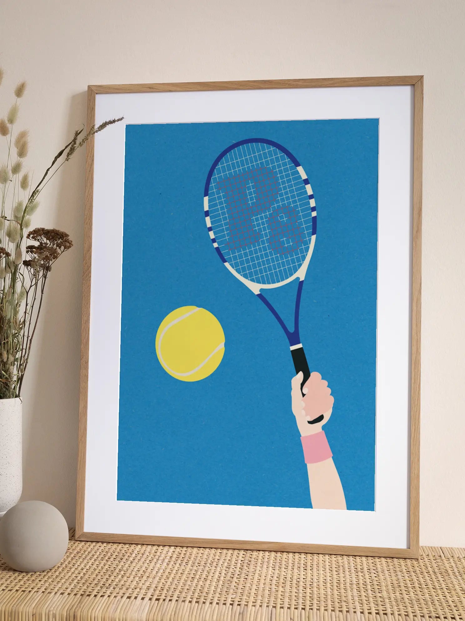 Tennis Racket Poster