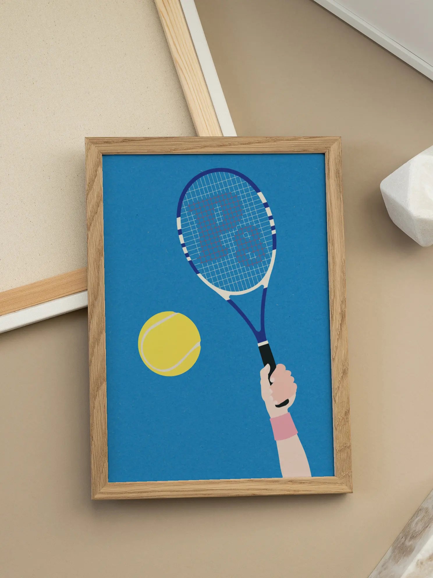 Tennis Racket Poster