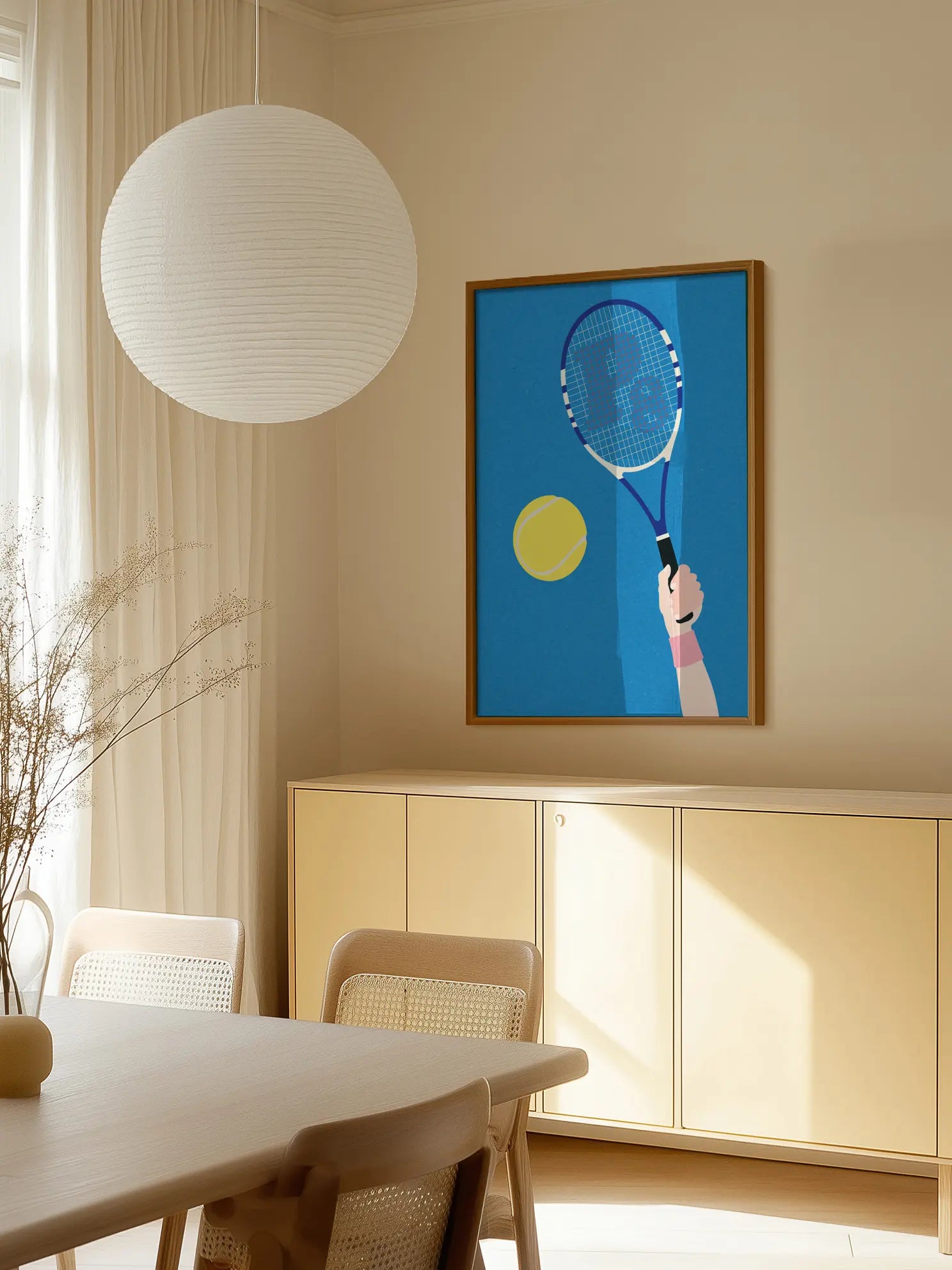Tennis Racket Poster