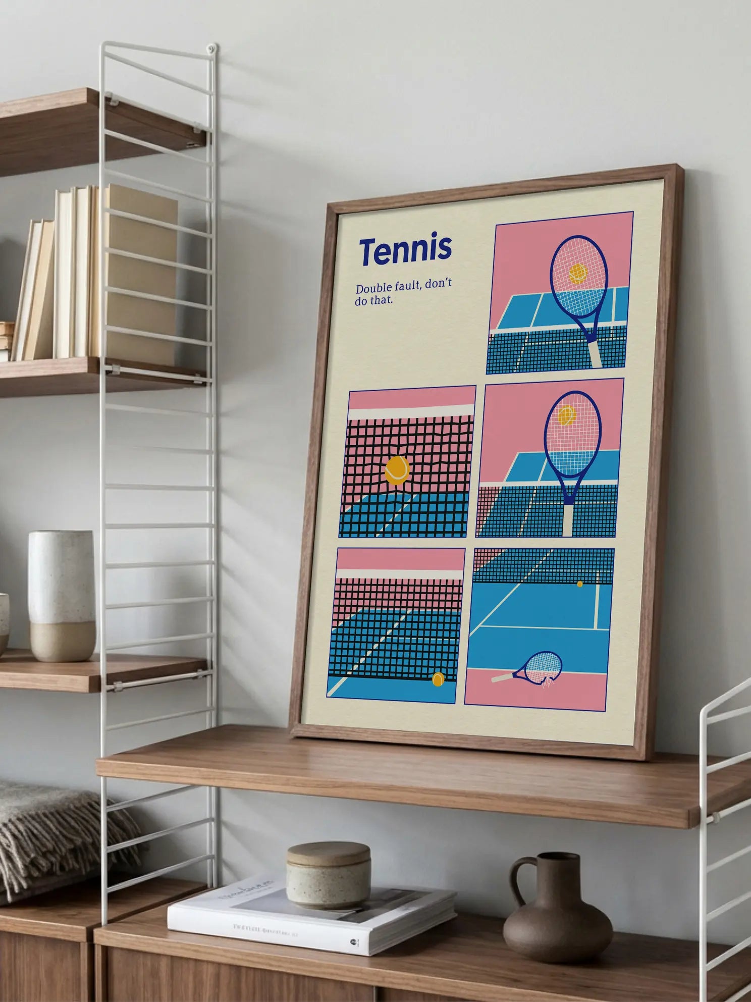Tennis Rules Poster