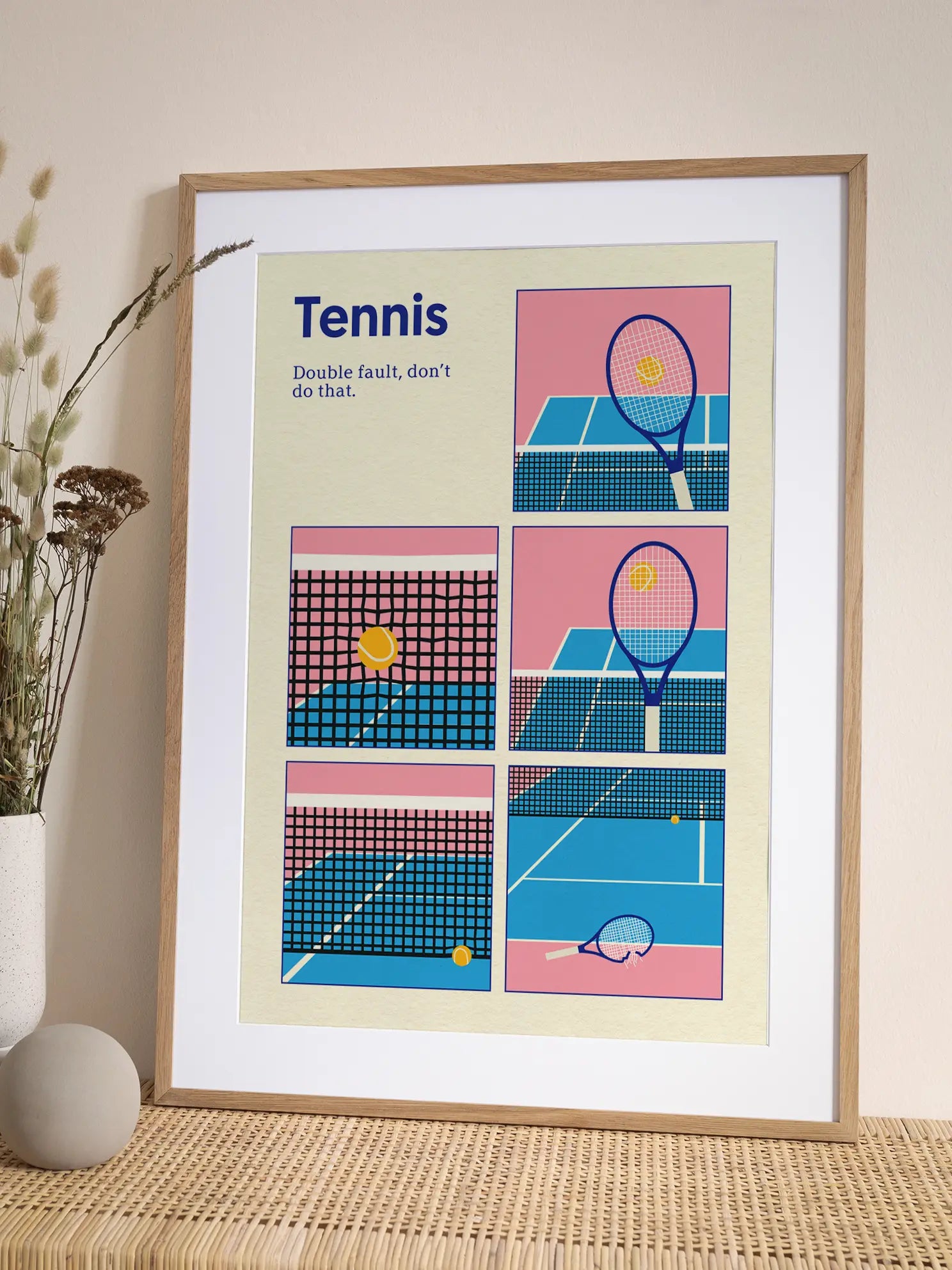 Tennis Rules Poster