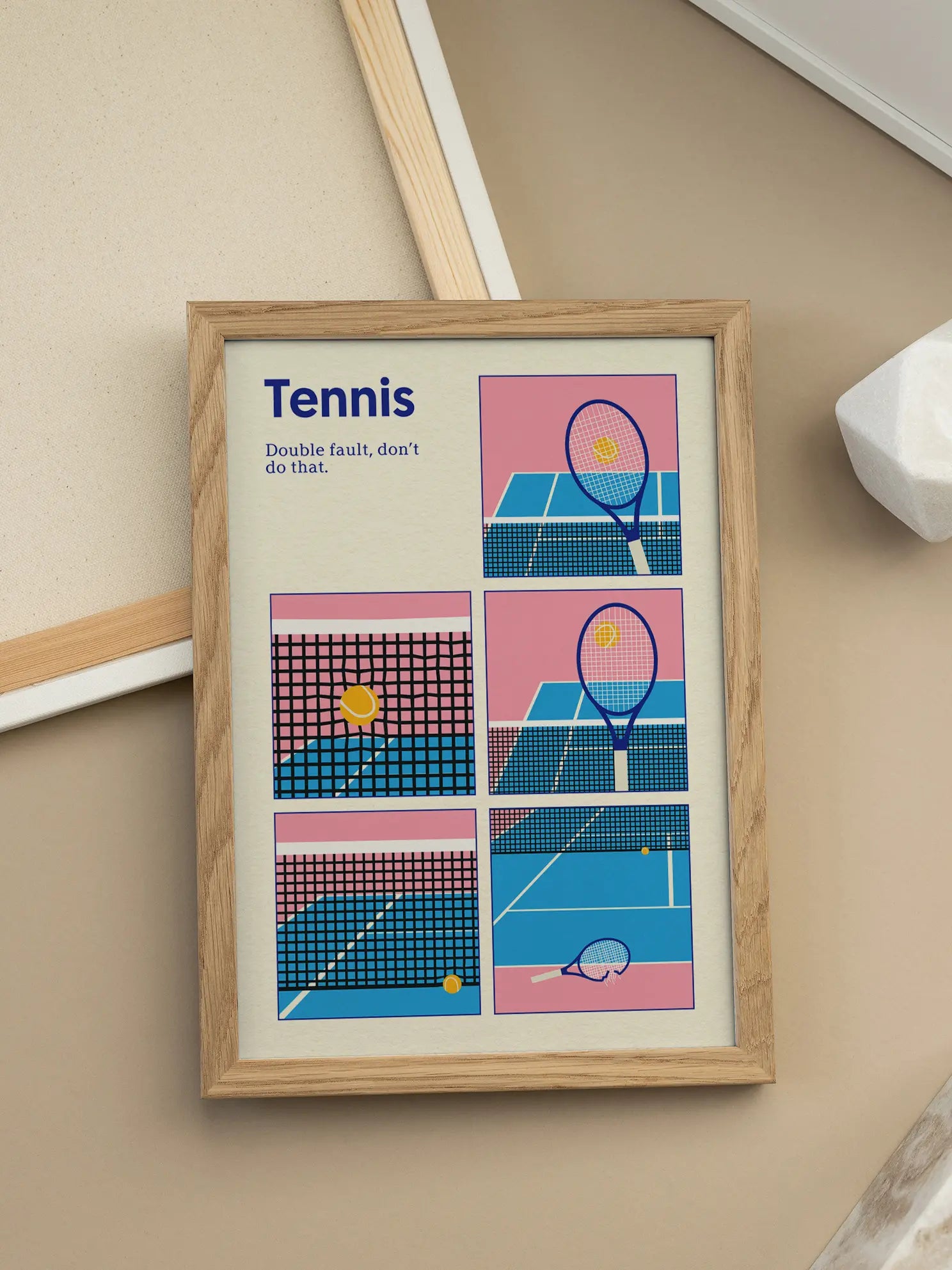 Tennis Rules Poster