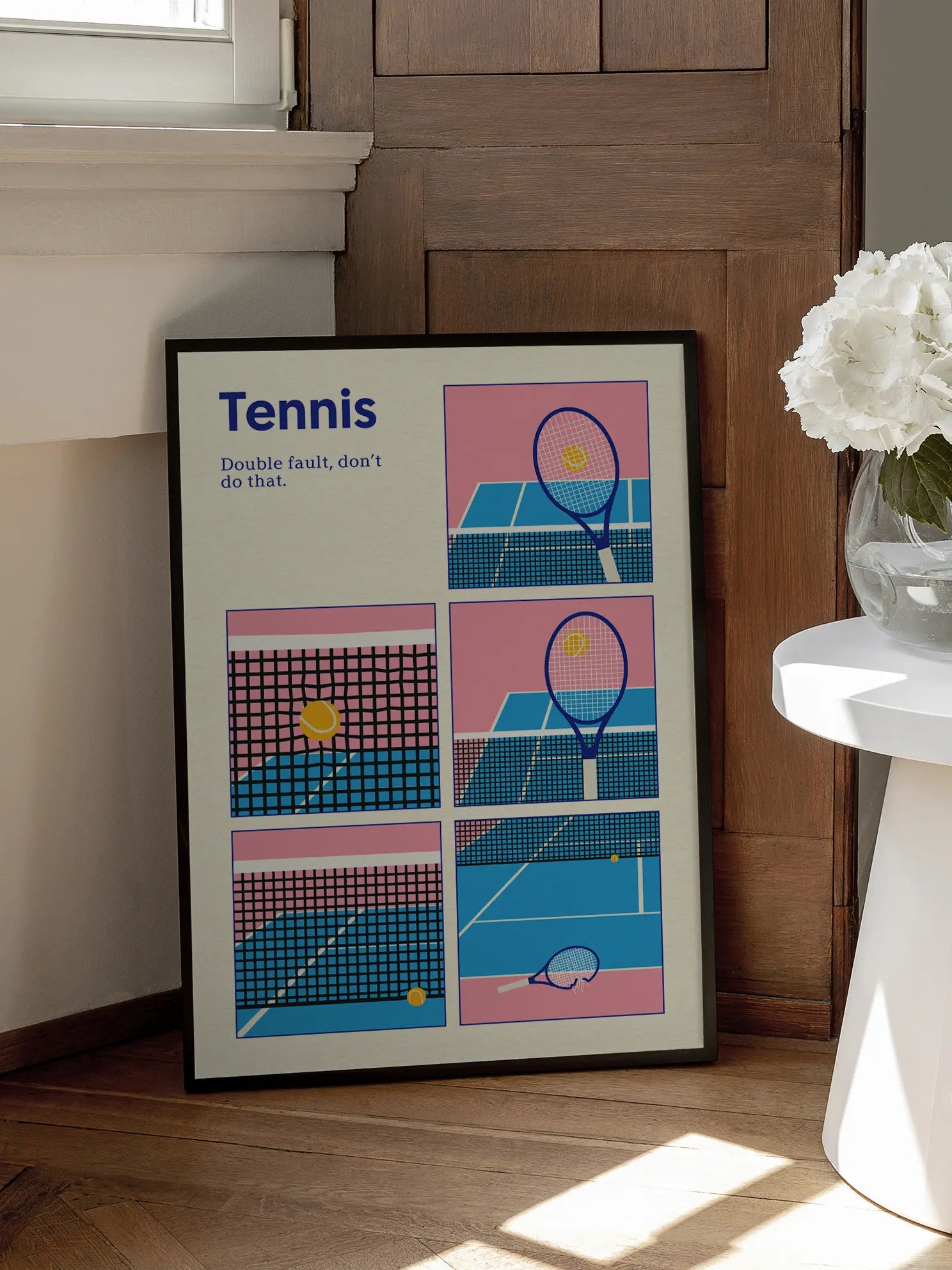 Tennis Rules Poster