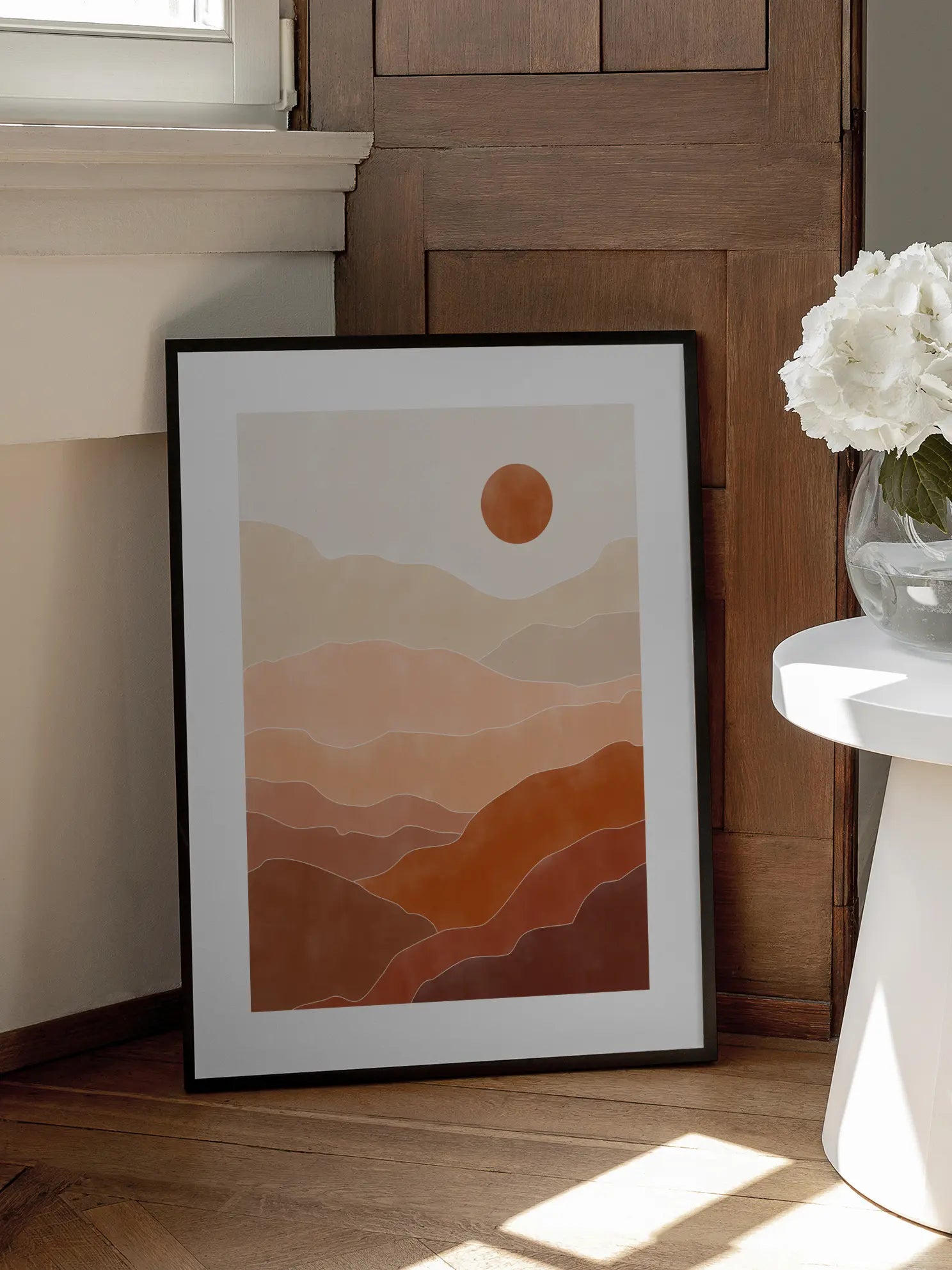 Terracotta Landscape No1 Poster