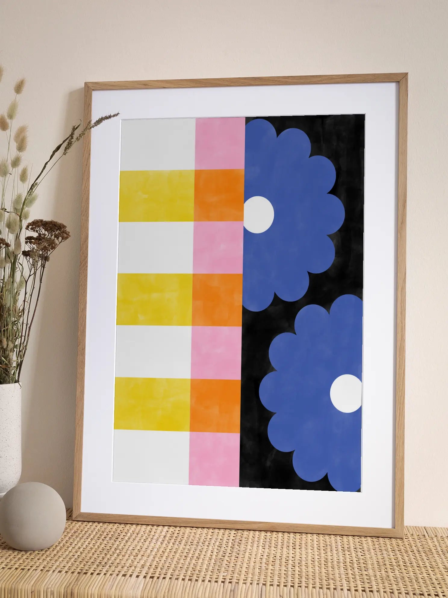 Textured Abstract Poster