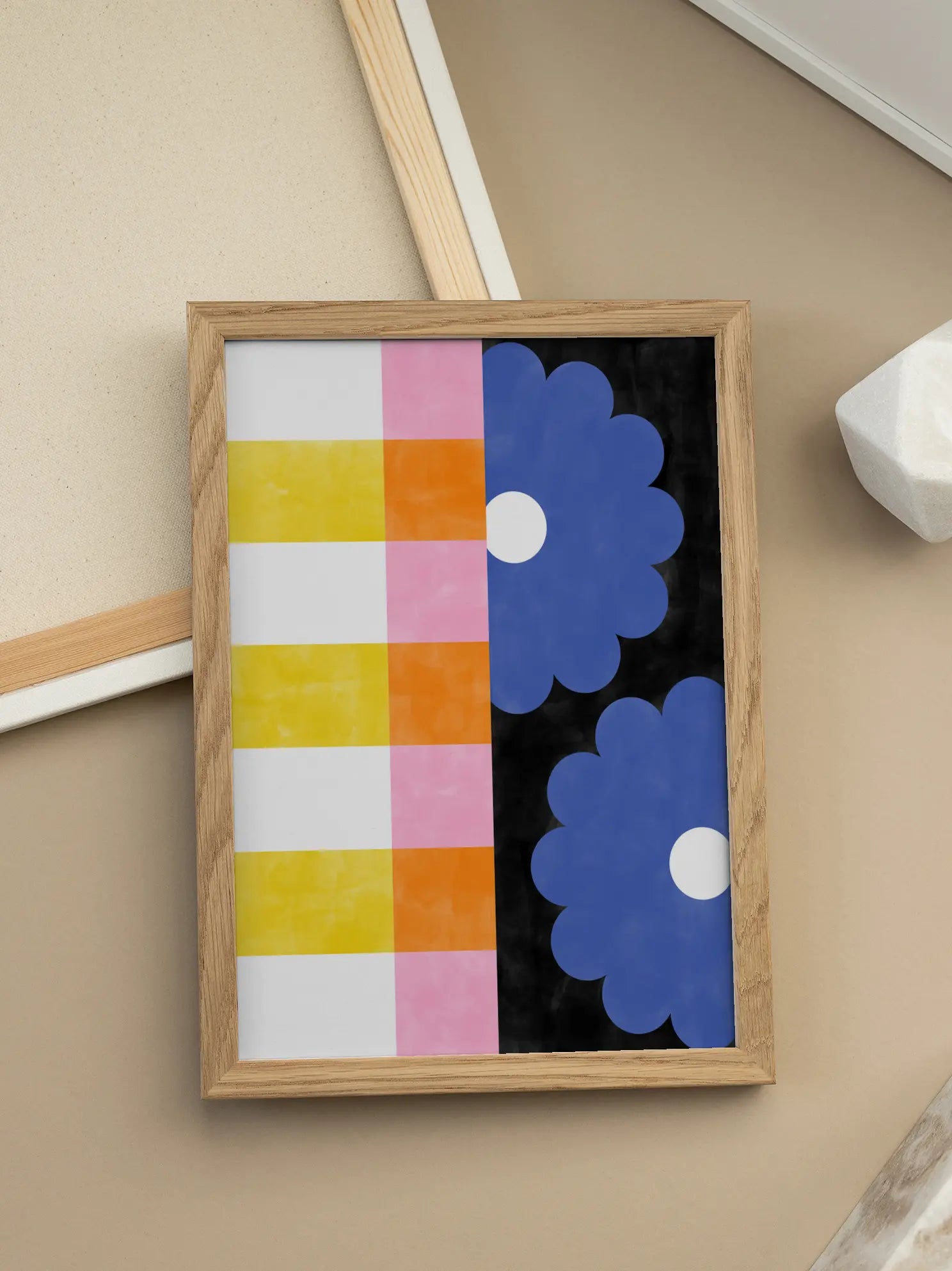 Textured Abstract Poster