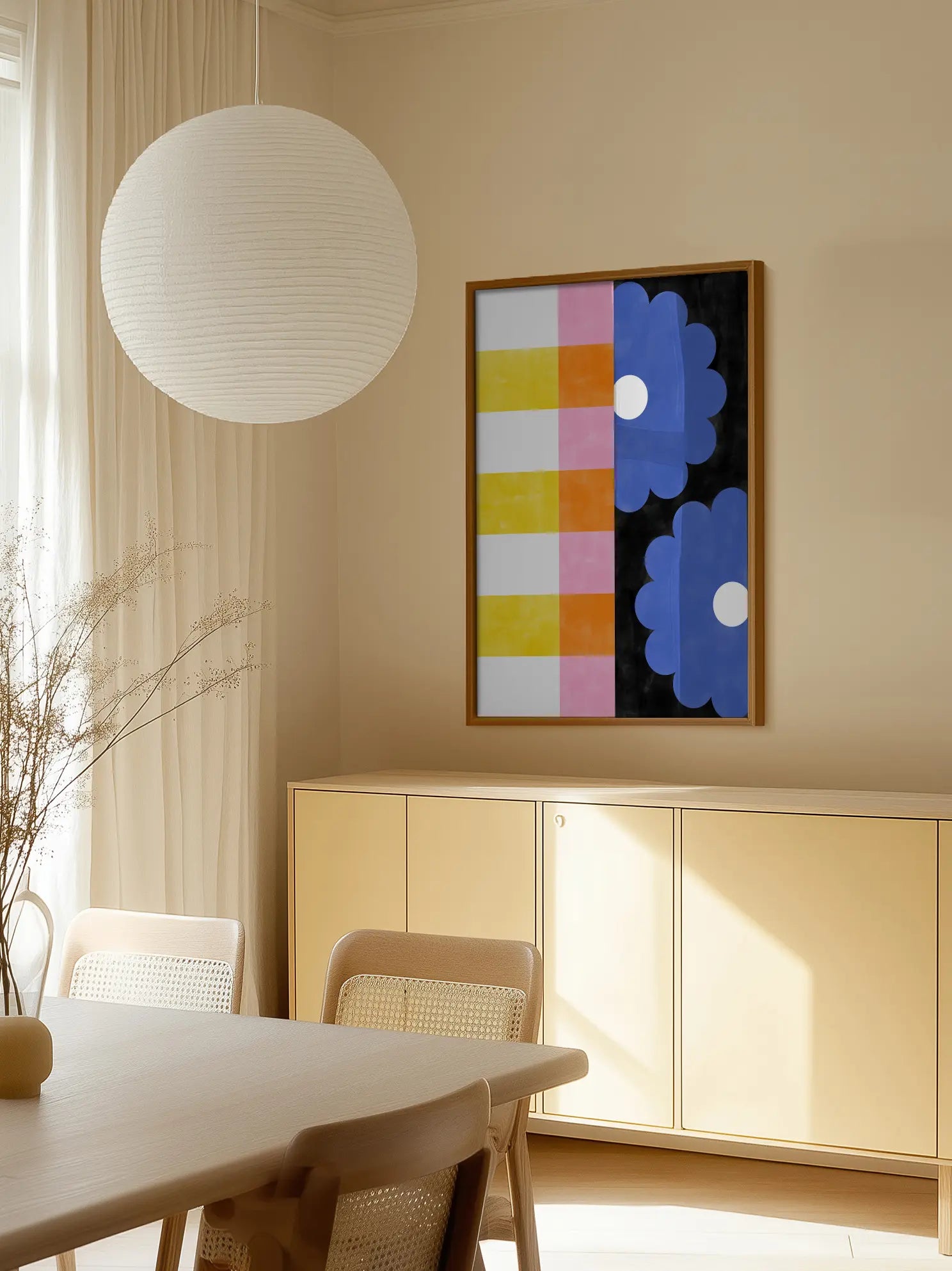 Textured Abstract Poster