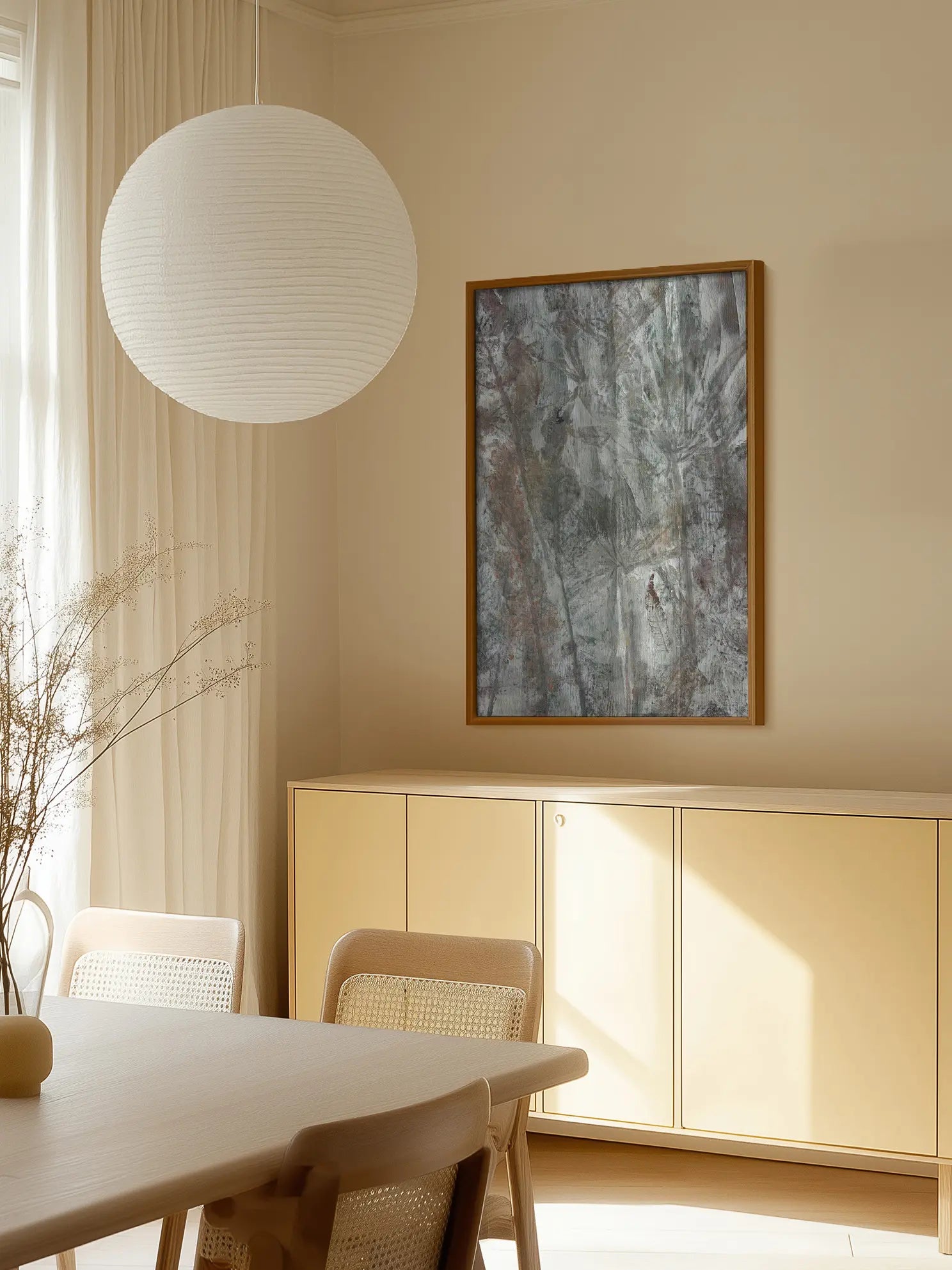 Textured Botanical Poster