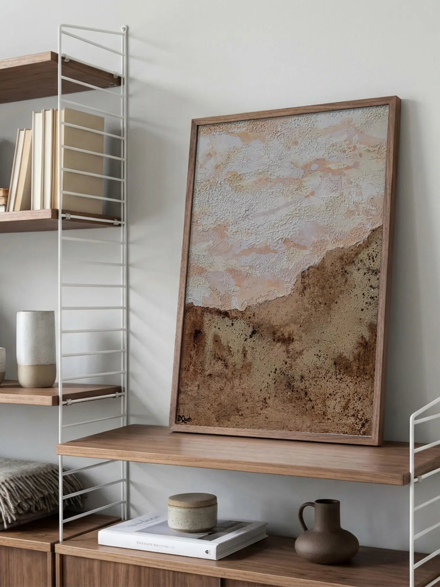 Textured Landscape Poster