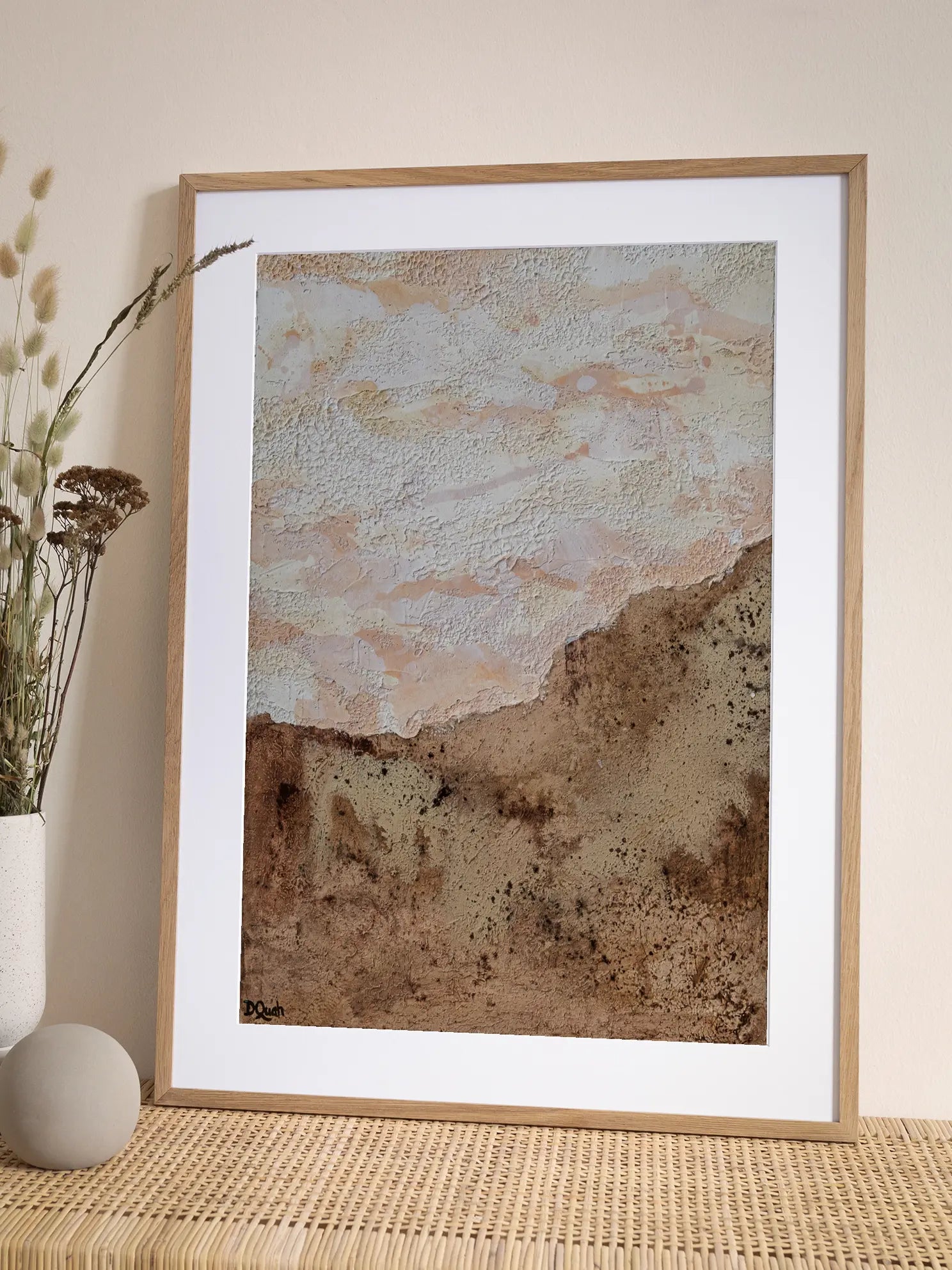 Textured Landscape Poster