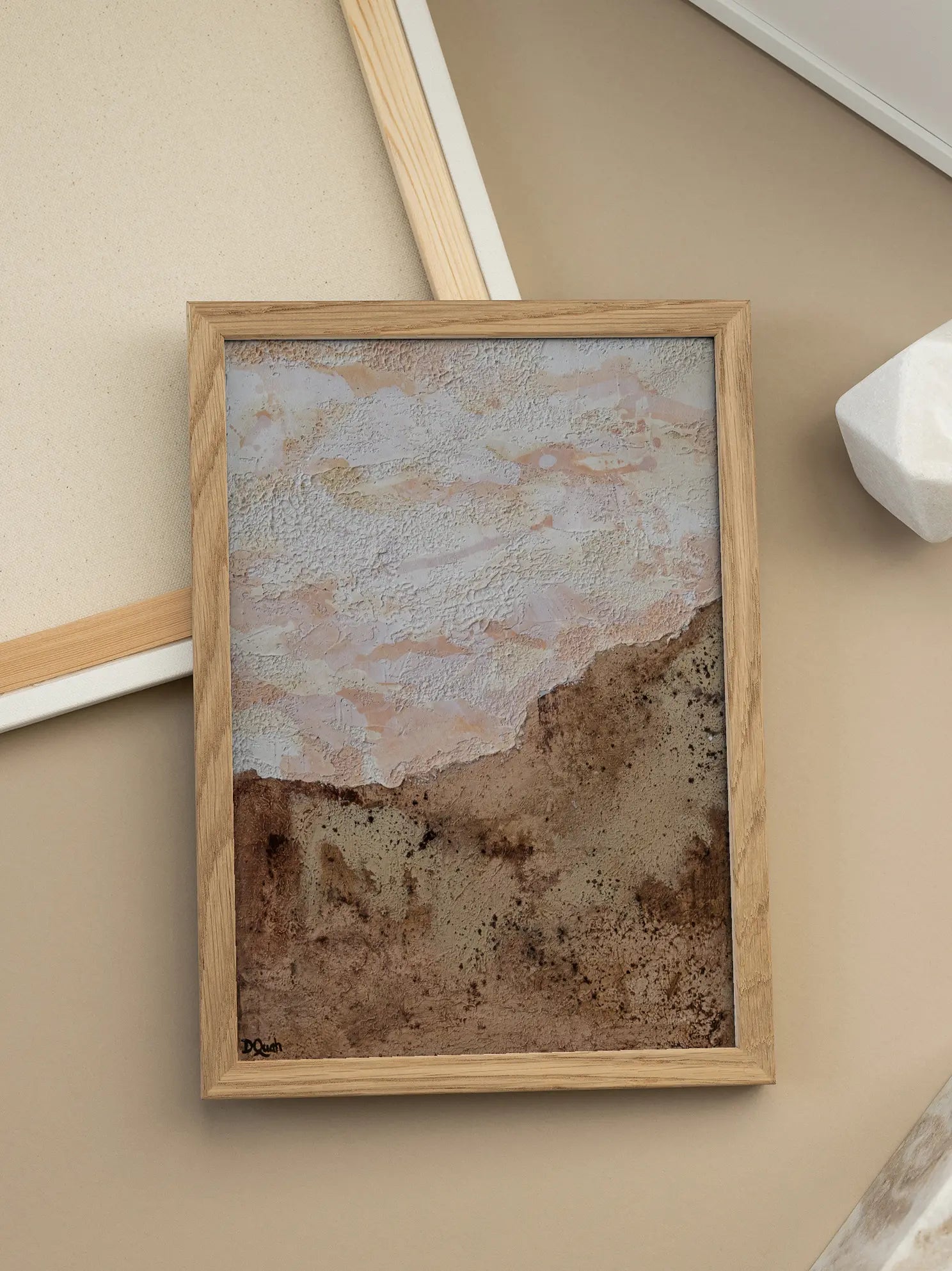 Textured Landscape Poster