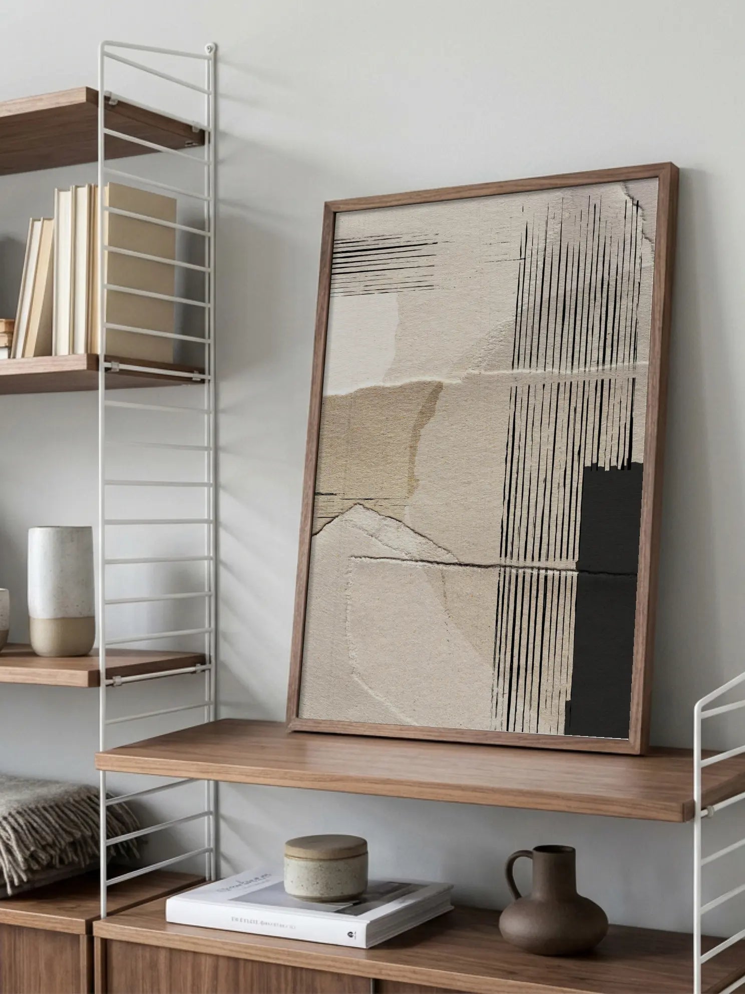 Textured Lines Poster