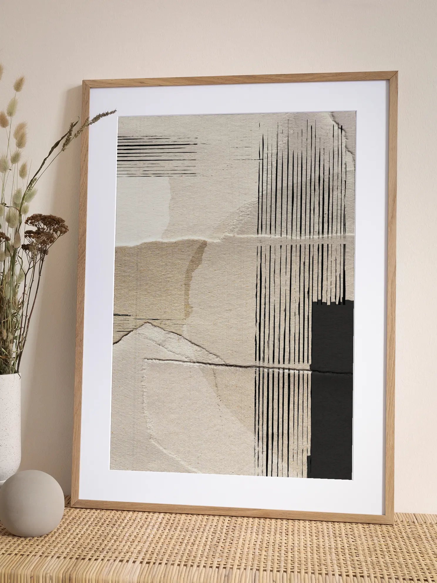 Textured Lines Poster